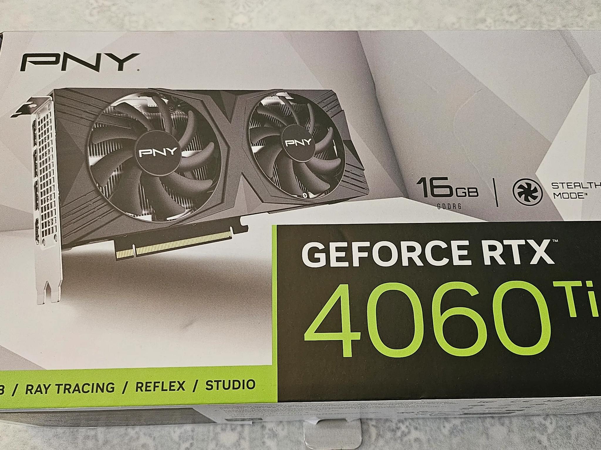 PNY RTX 4060ti 16GB