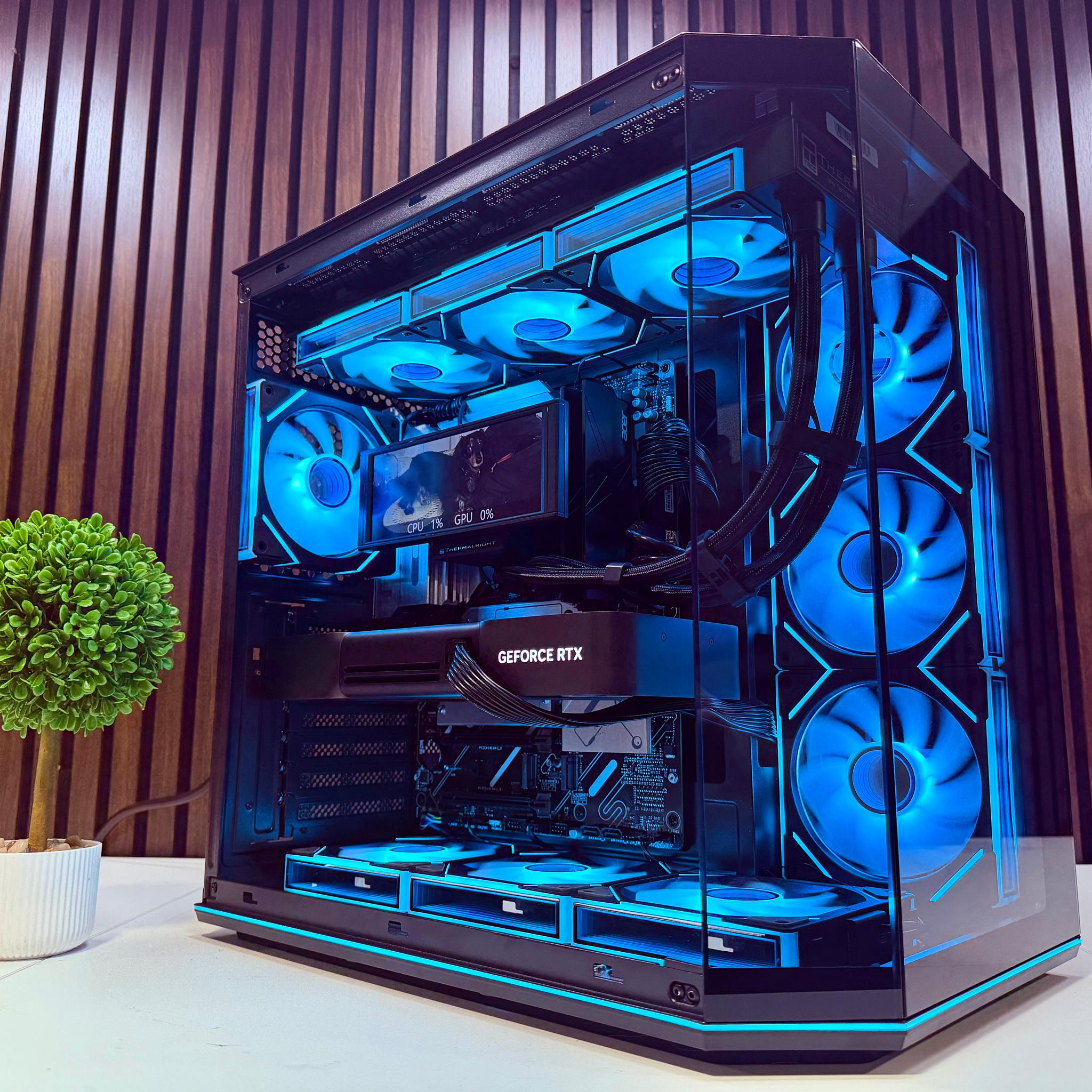 RTX 5090 | Ryzen 9950X3D | 64GB DDR5 | 2TB M.2 | 1200 Watt Gold PSU | LCD AIO