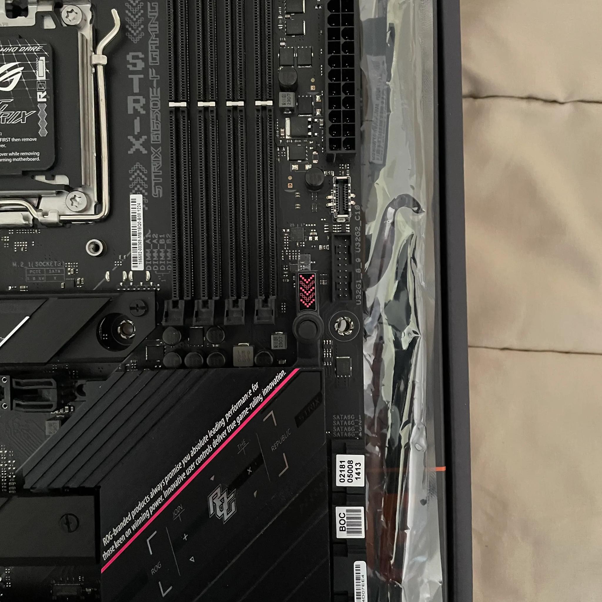 ASUS ROG STRIX B650E-F GAMING WIFI AM5 ATX Motherboard