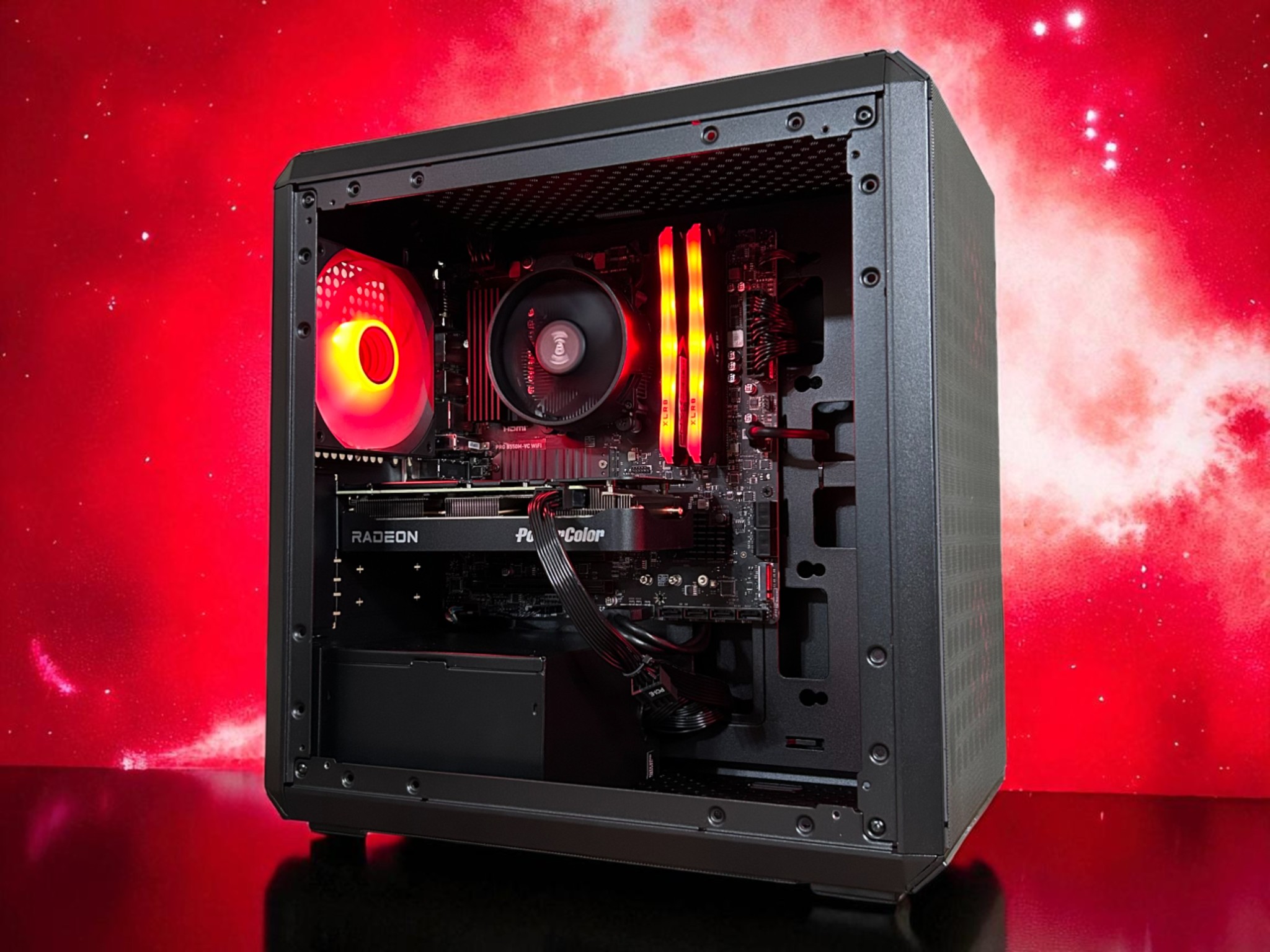 *BLACK FRIDAY SALE* RX 9060XT 8GB | Ryzen 5 5600 | 32GB DDR4 | 1TB NVMe | The Dark Trooper RX V2
