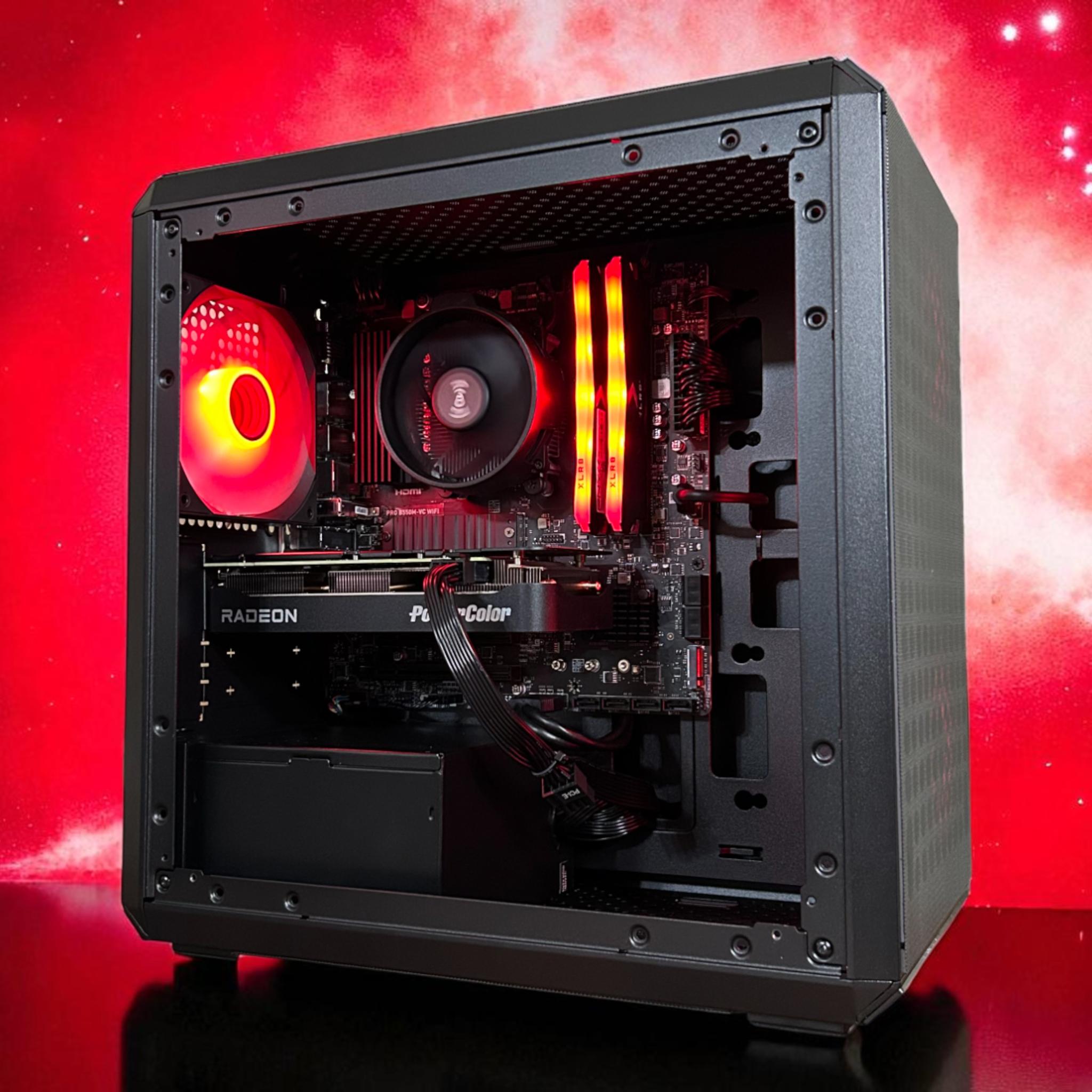 *BLACK FRIDAY SALE* RX 9060XT 8GB | Ryzen 5 5600 | 32GB DDR4 | 1TB NVMe | The Dark Trooper RX V2