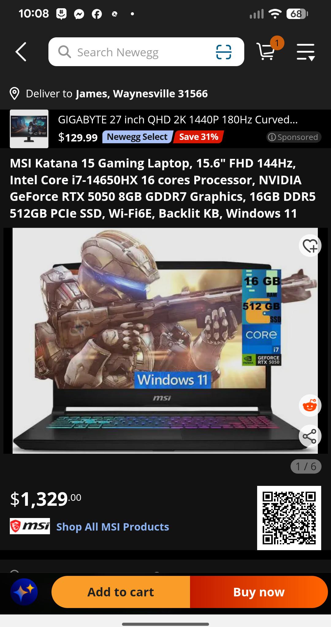 Msi Katana 15