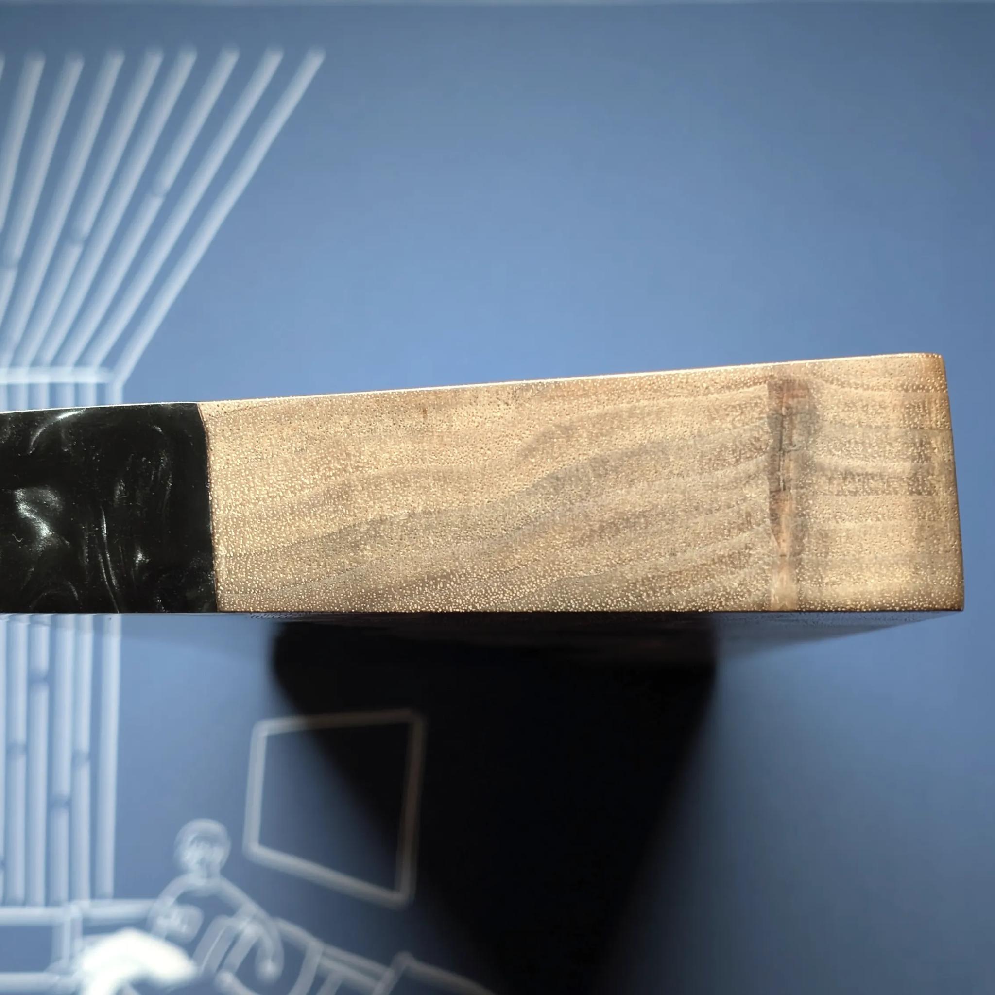 Artisan Walnut Wood Black Resin 65% Keyboard Case & Wrist Rest + DZ65 RGB V3 PCB