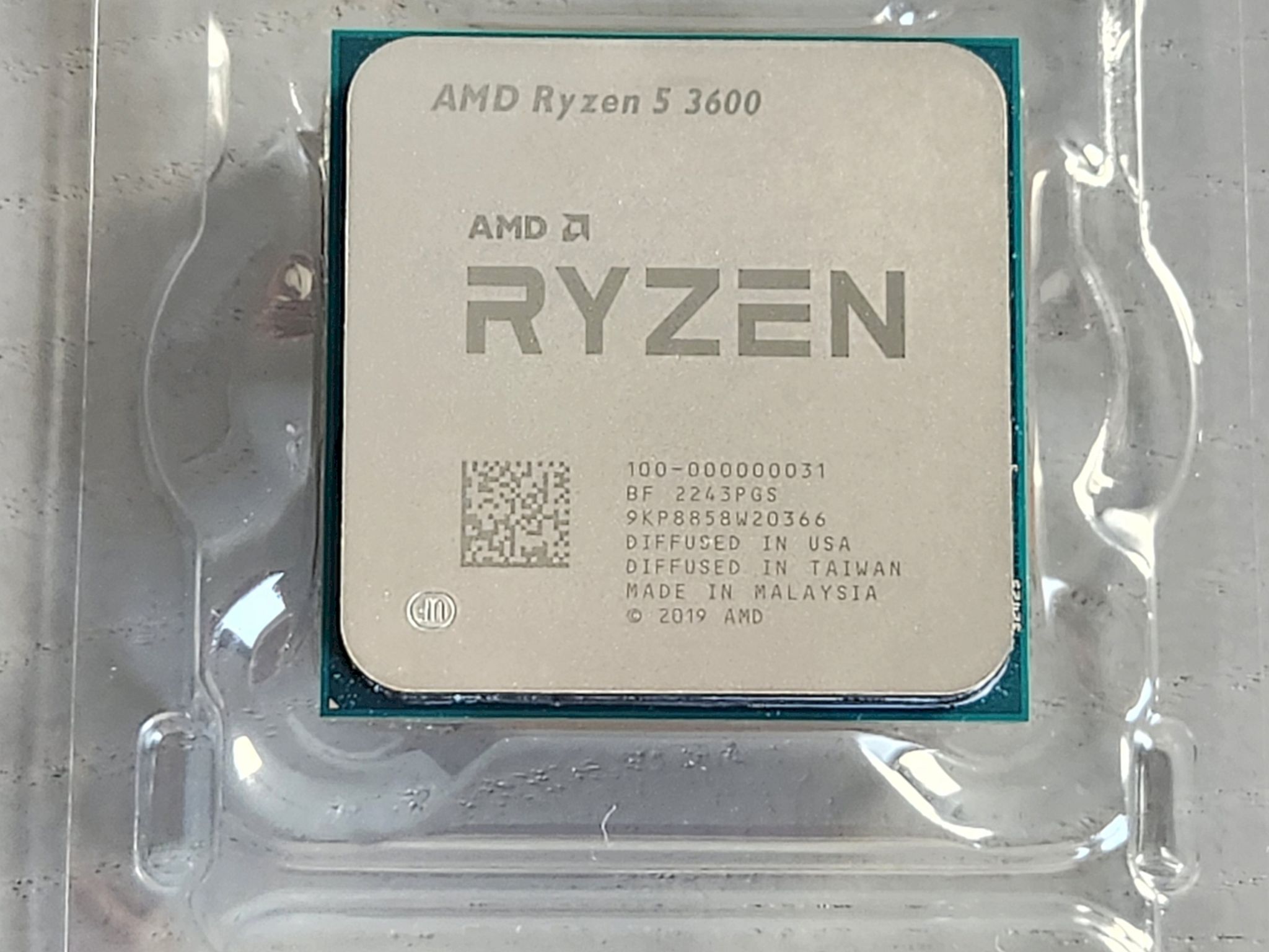 AMD Ryzen 5 3600 boxed w/o Cooler