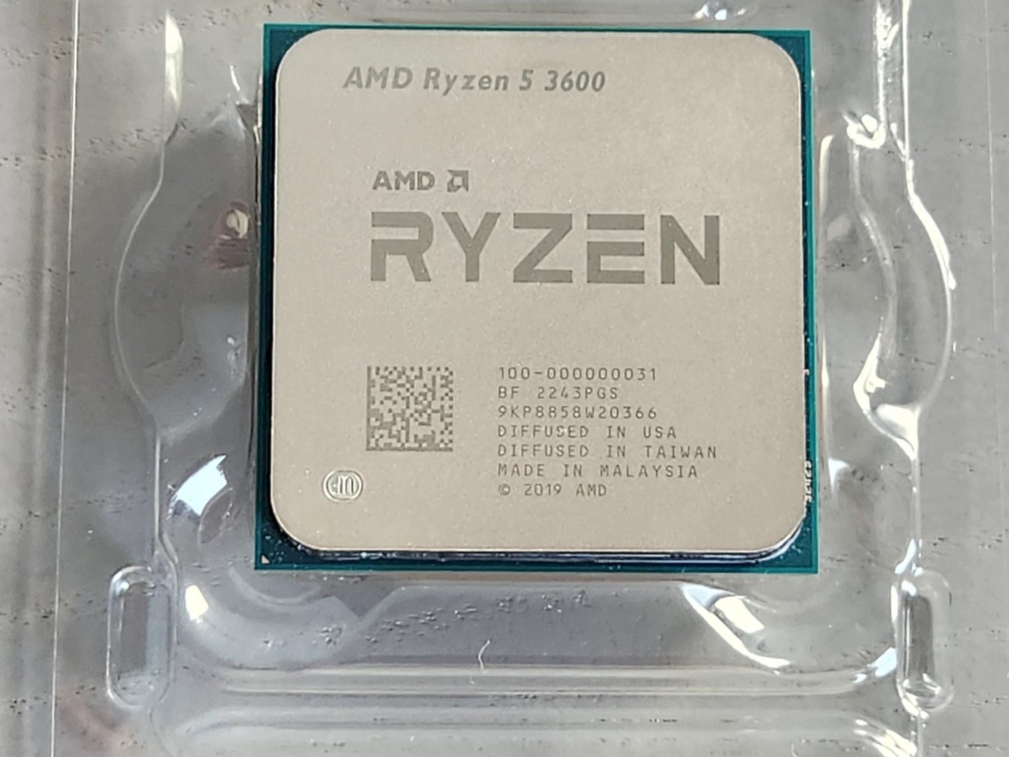 AMD Ryzen 5 3600 boxed w/o Cooler