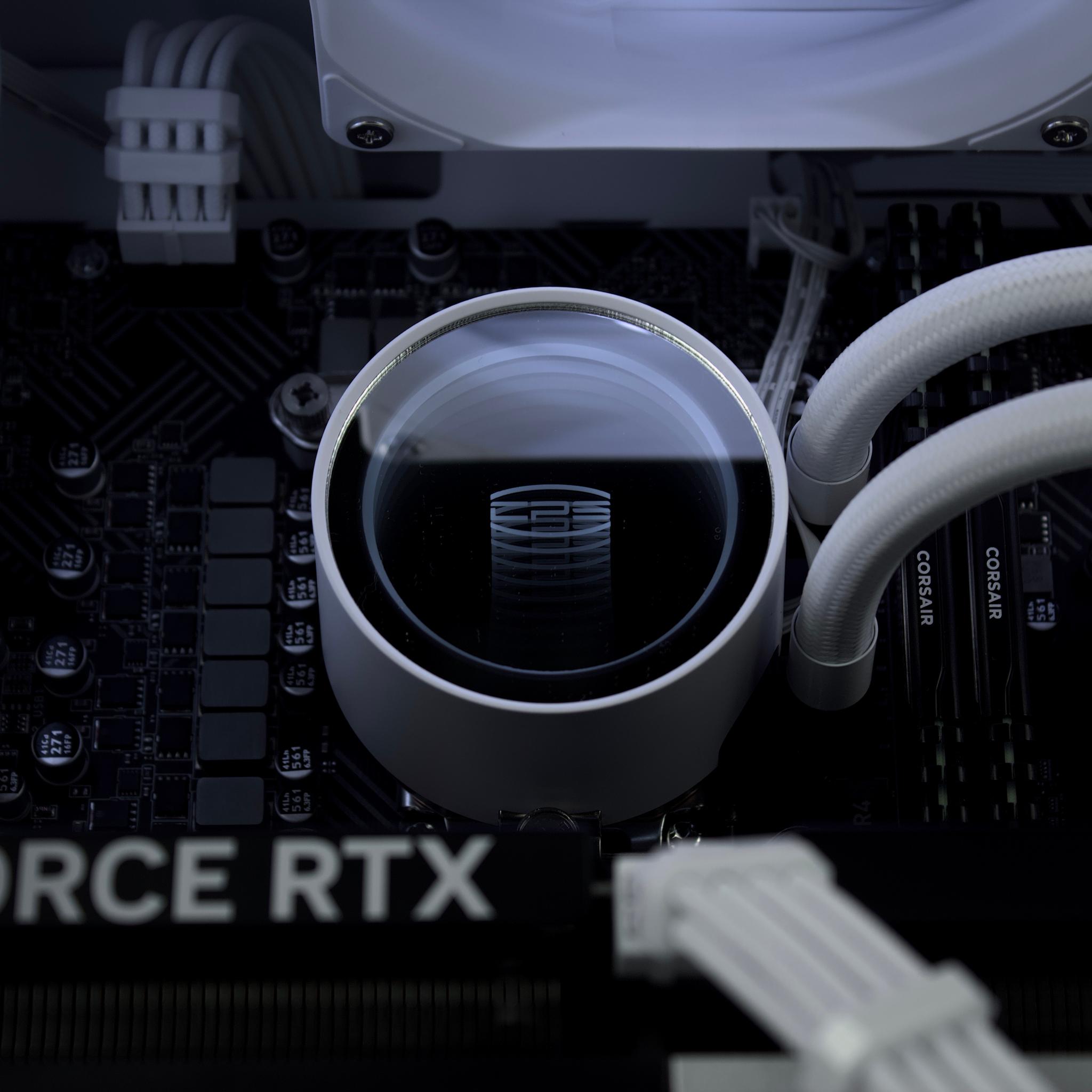 🧊❄️🧊 White Gaming PC – RTX 5060 TI, Intel i5 12600K, 32GB RAM, 1TB SSD - WiFi, BlueTooth 🧊❄️🧊