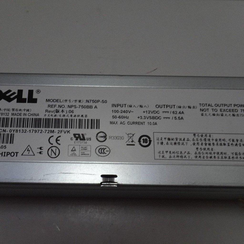 750W Power Supply Server Hardware PSU N750P-S0