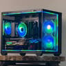 FREE SHIP 🖤🌈 Black RGB Gaming PC | RTX 2070 Super | Core i7-9700F | 512 GB SSD | 16 GB DDR4 🌈🖤