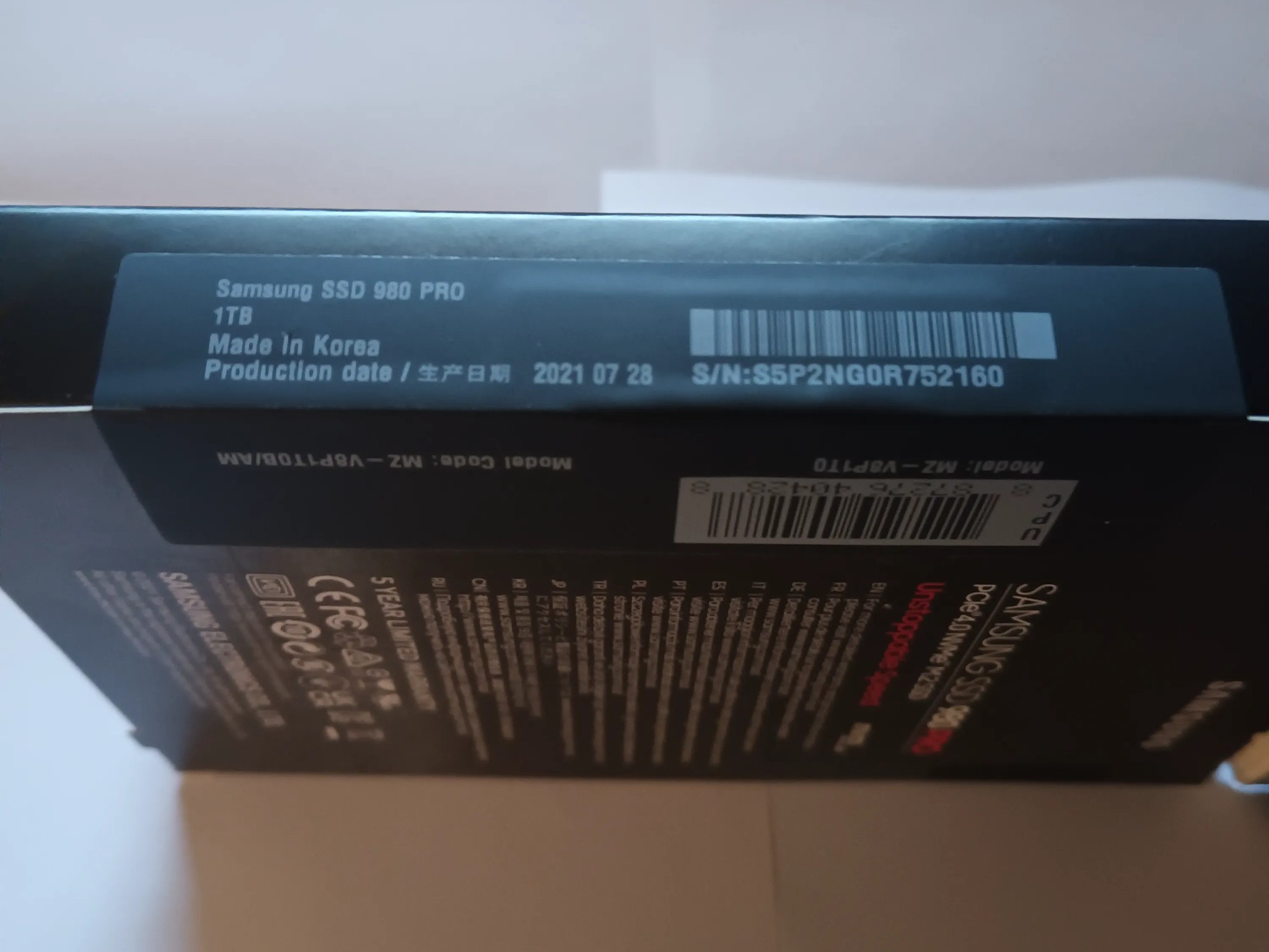 Samsung 980 PRO 1TB NVMe M.2 SSD