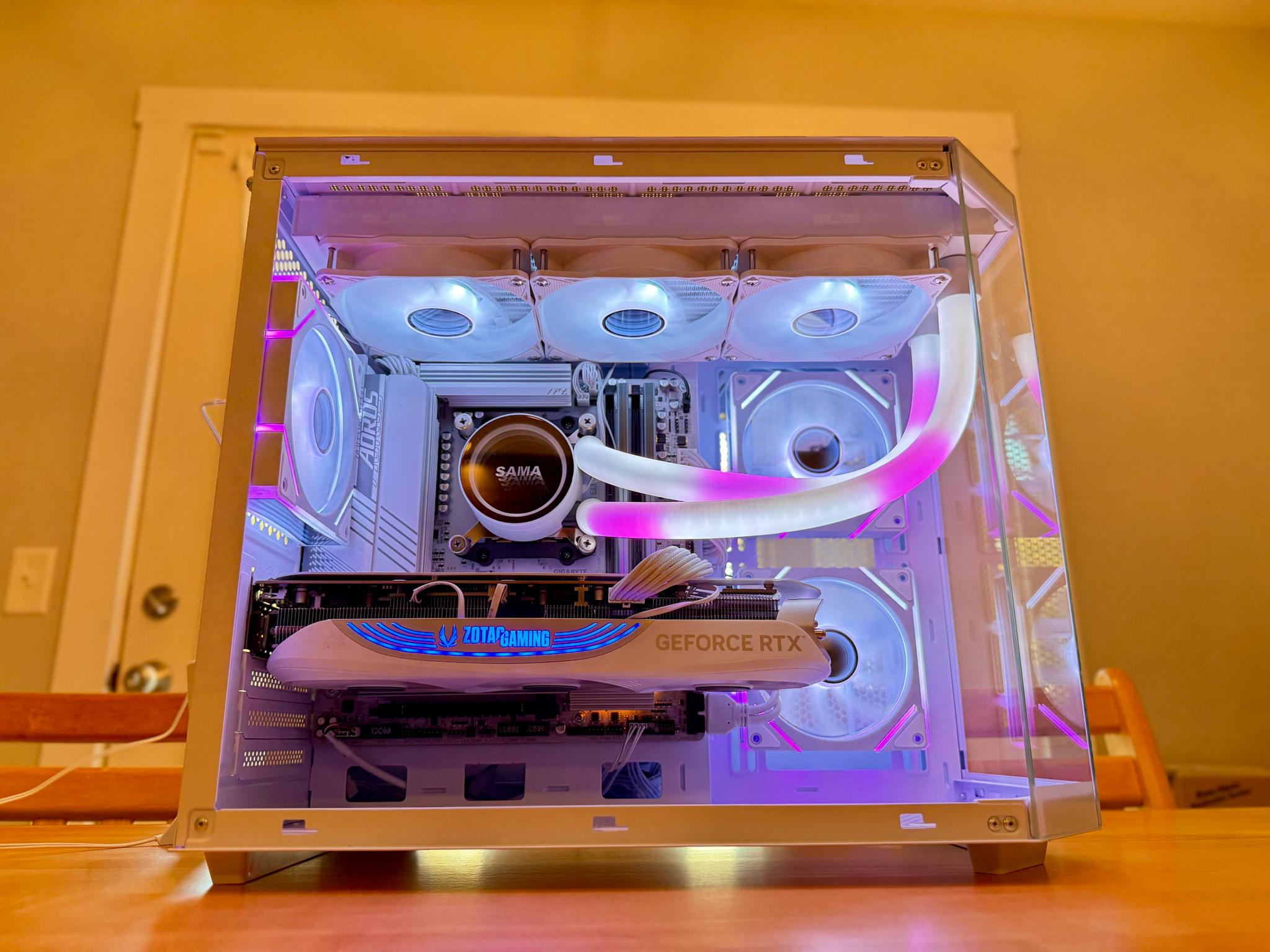 ⚪️▫️⬜️| RTX 4080 16gb, Ryzen 9800x3d, 48gb 6800cl34, 2tb SSD, ARGB WiFi Equipped Streamer Gaming PC!