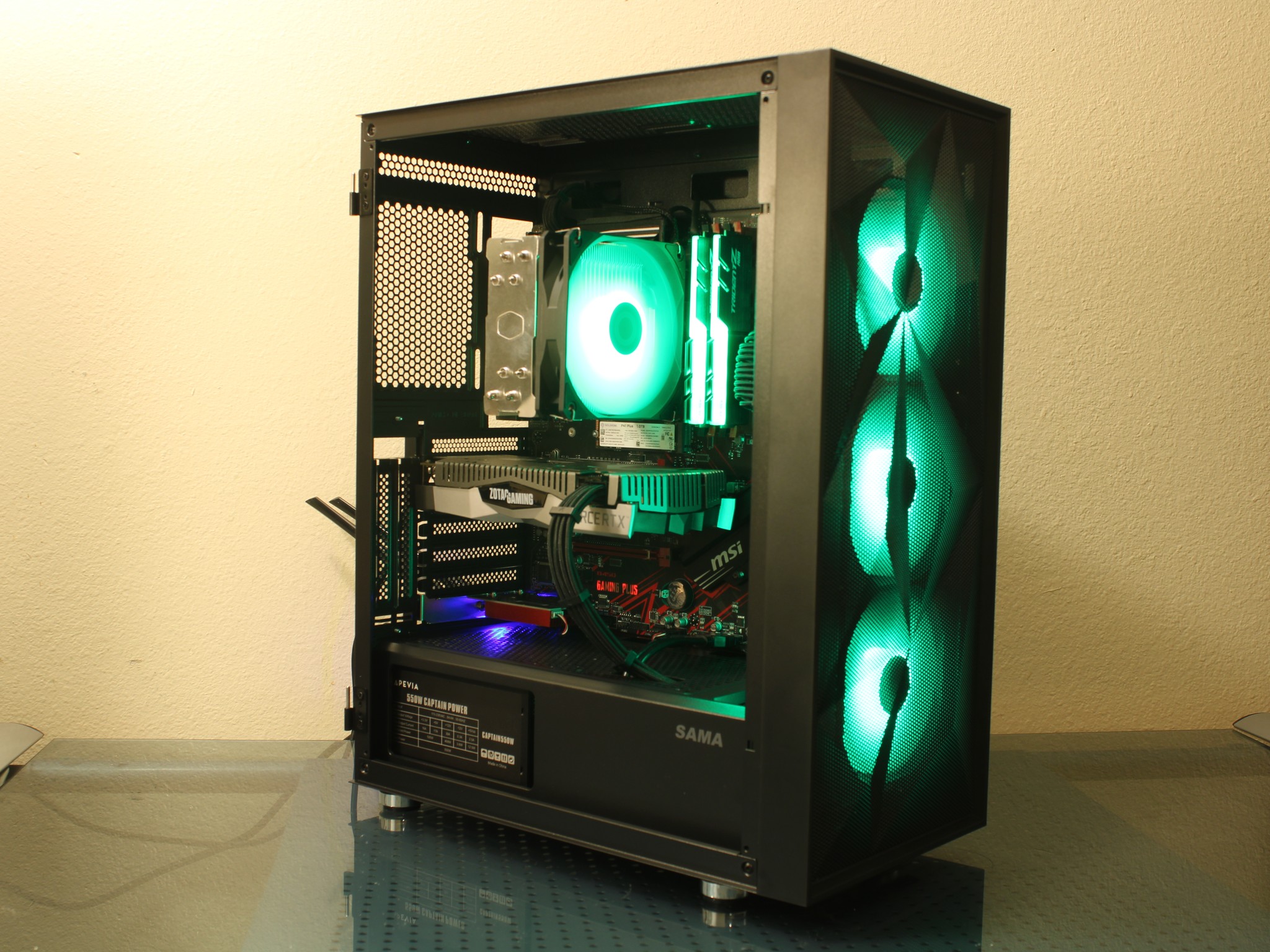 Black Gaming PC | Ryzen 5 3600 | RTX 2060 6GB | 16GB RAM | 1TB SSD | Wi-Fi 6E+Bluetooth | Windows 11