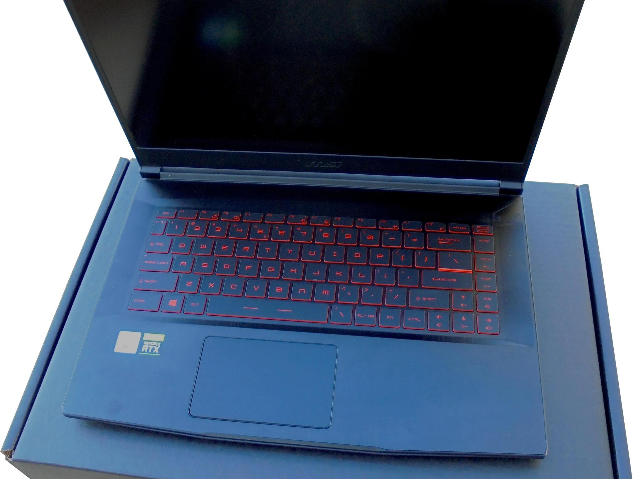 MSI GF65 15.6" RTX 3060 i5-10500H 8GB DDR4 512GB NVME SSD 144Hz Display Laptop