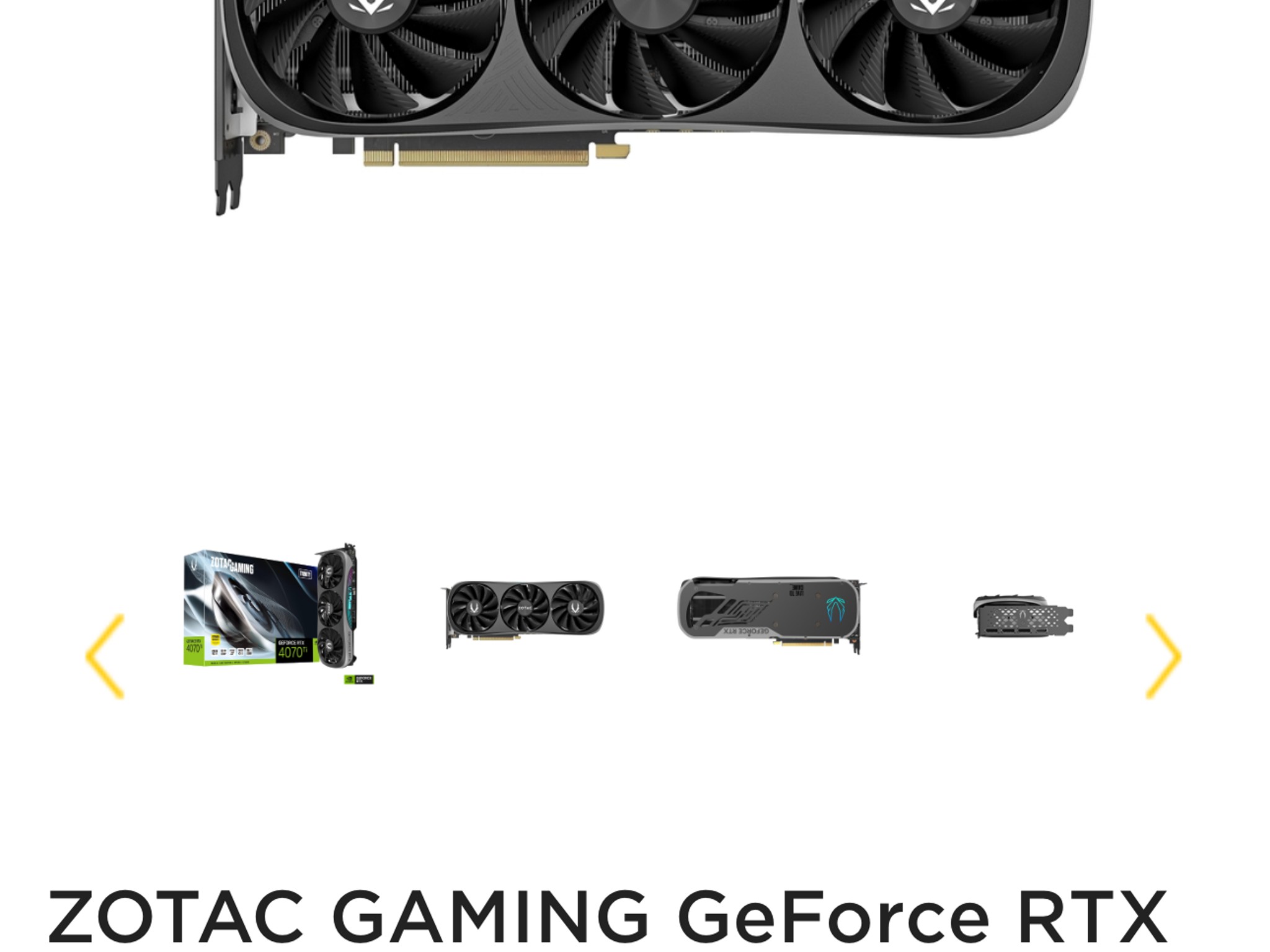 Zotac 4070 ti