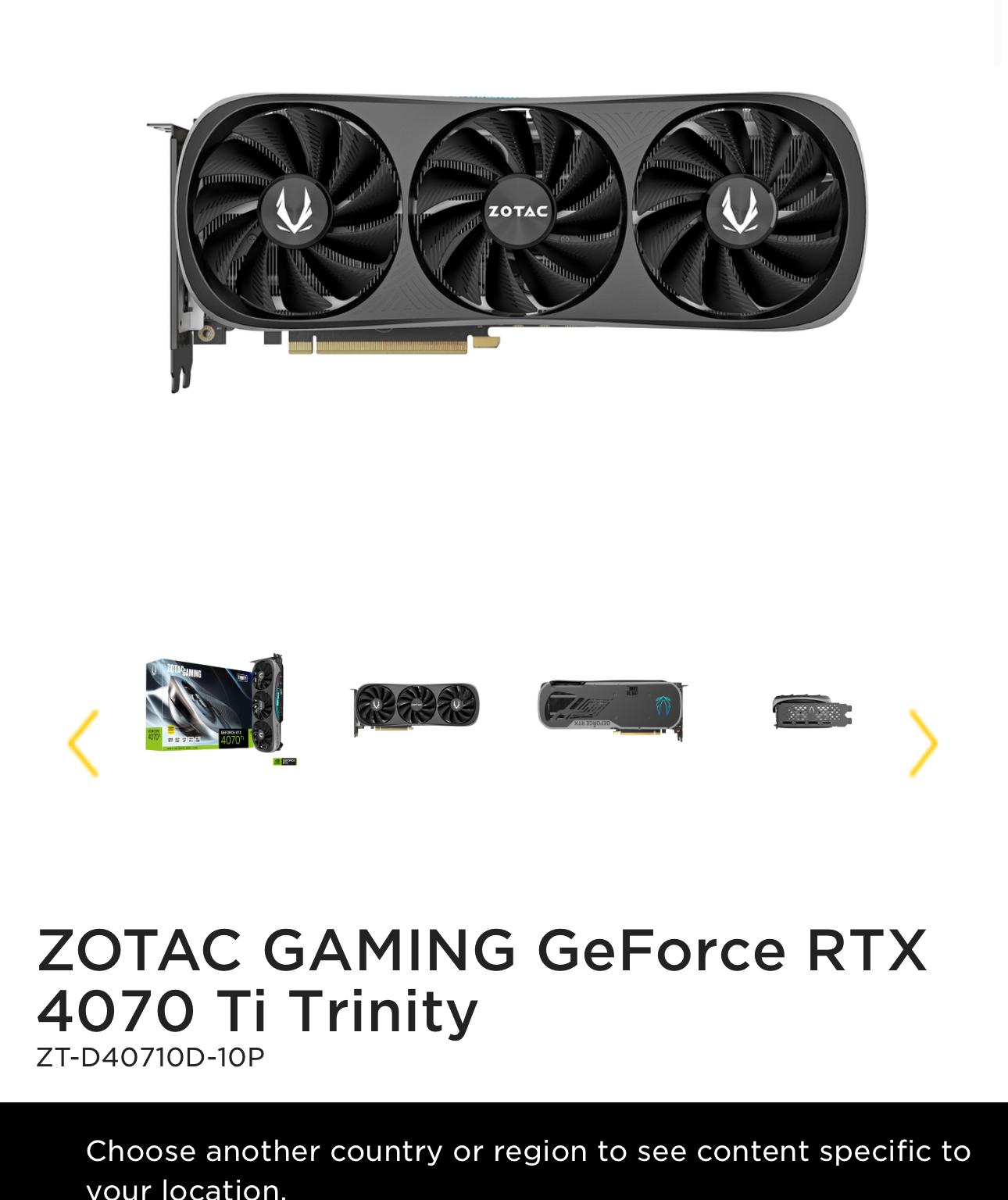 Zotac 4070 ti