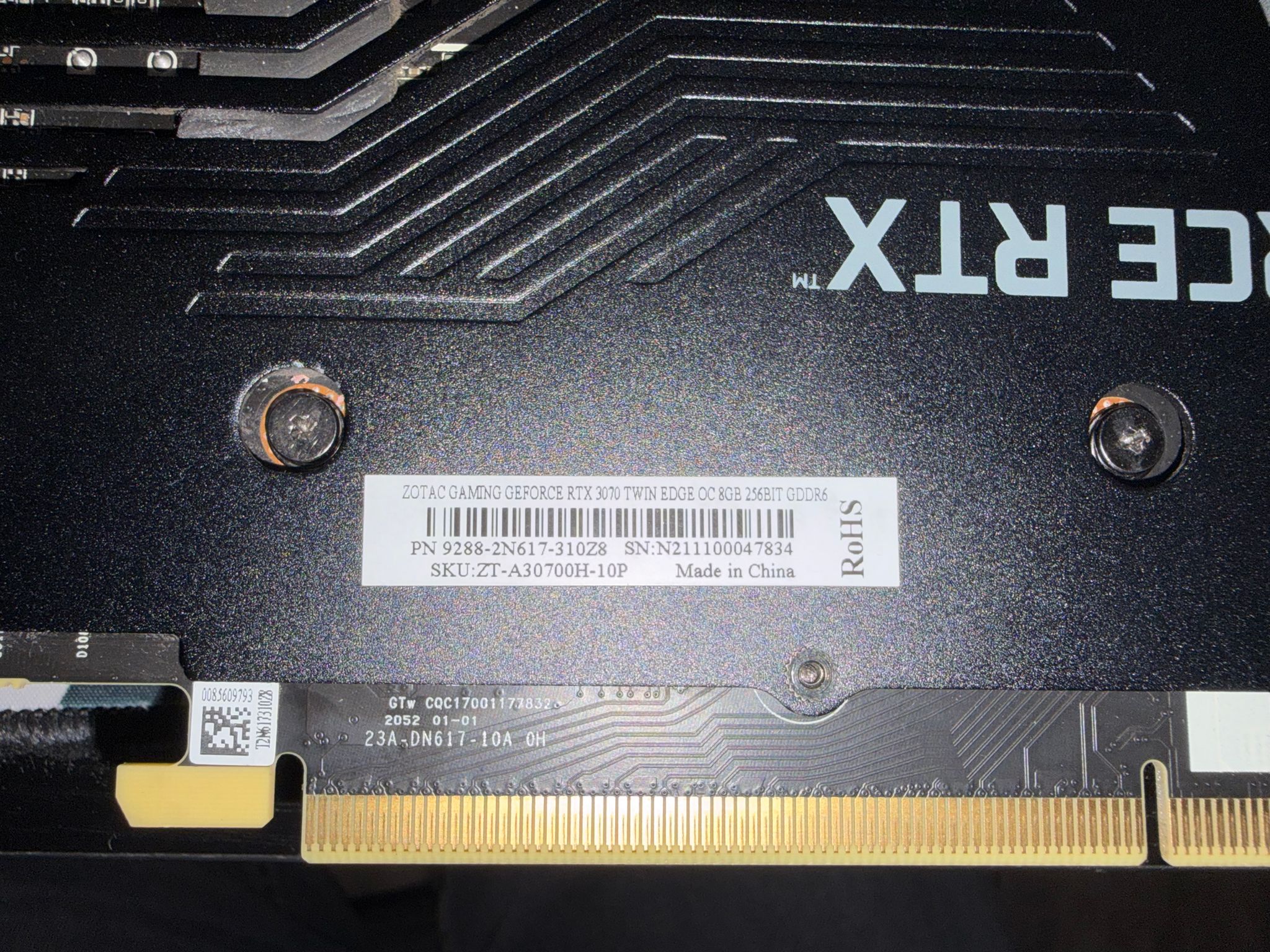 Zotac Twin Edge OC GeForce RTX 3070