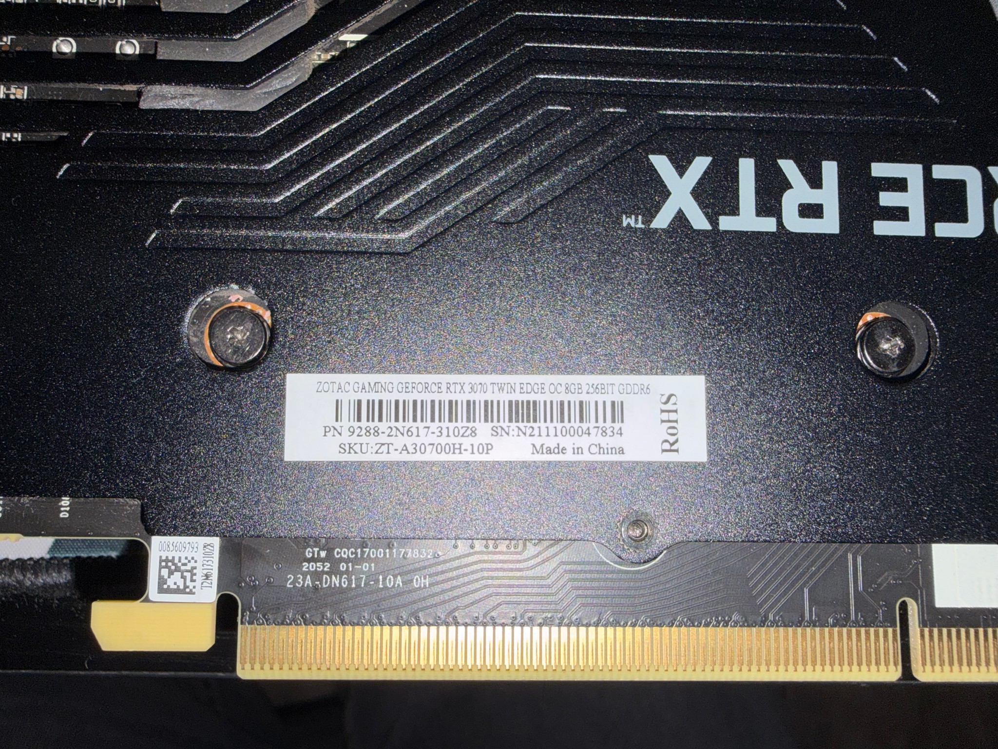 Zotac Twin Edge OC GeForce RTX 3070