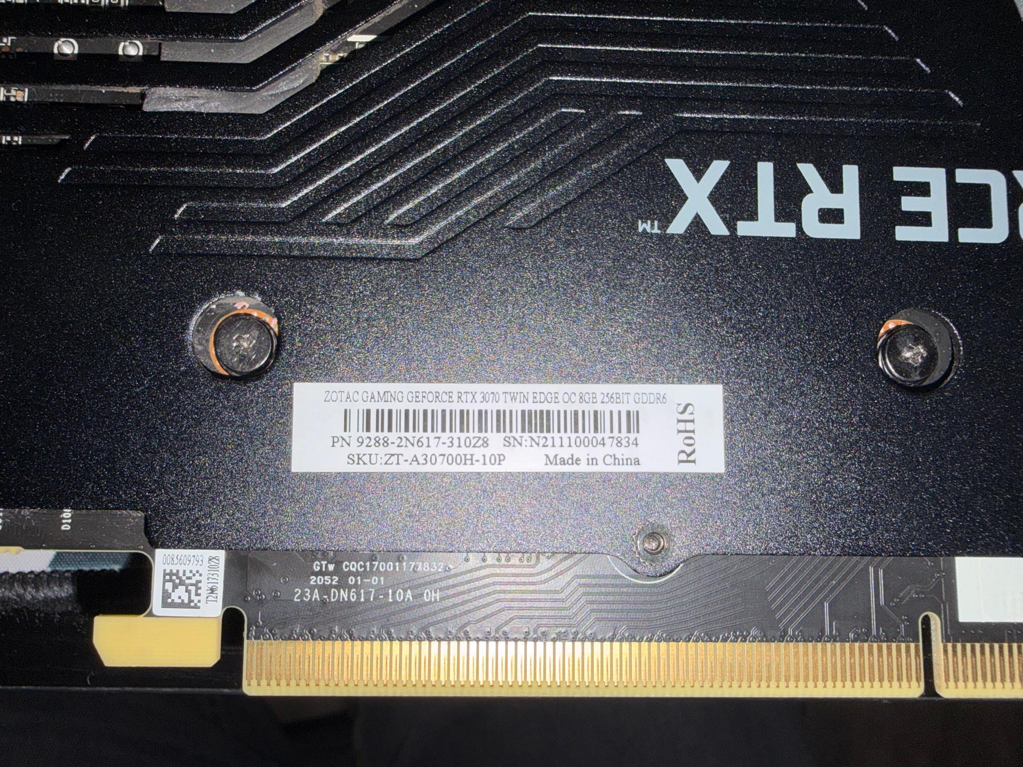 Zotac Twin Edge OC GeForce RTX 3070