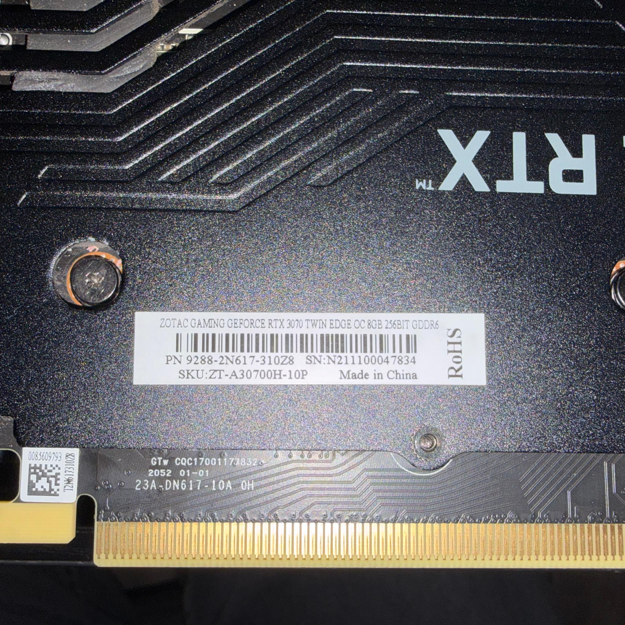 Zotac Twin Edge OC GeForce RTX 3070
