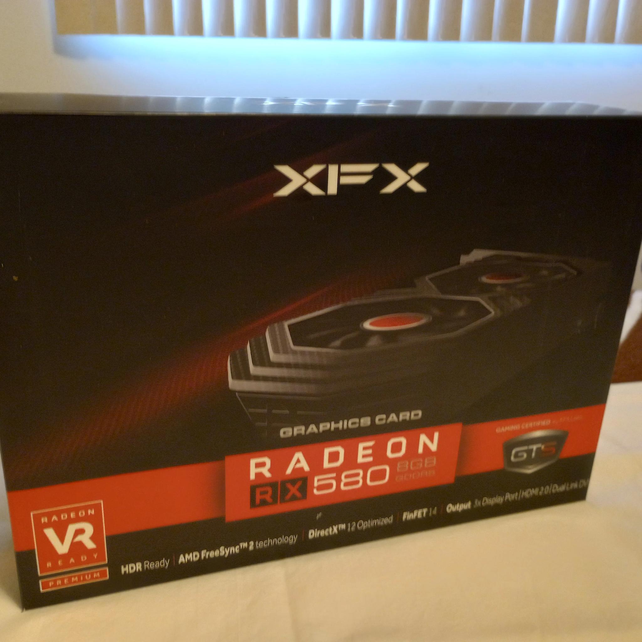 XFX RADEON RX 580 8 GB GTS XXX EDITION Please read desc.