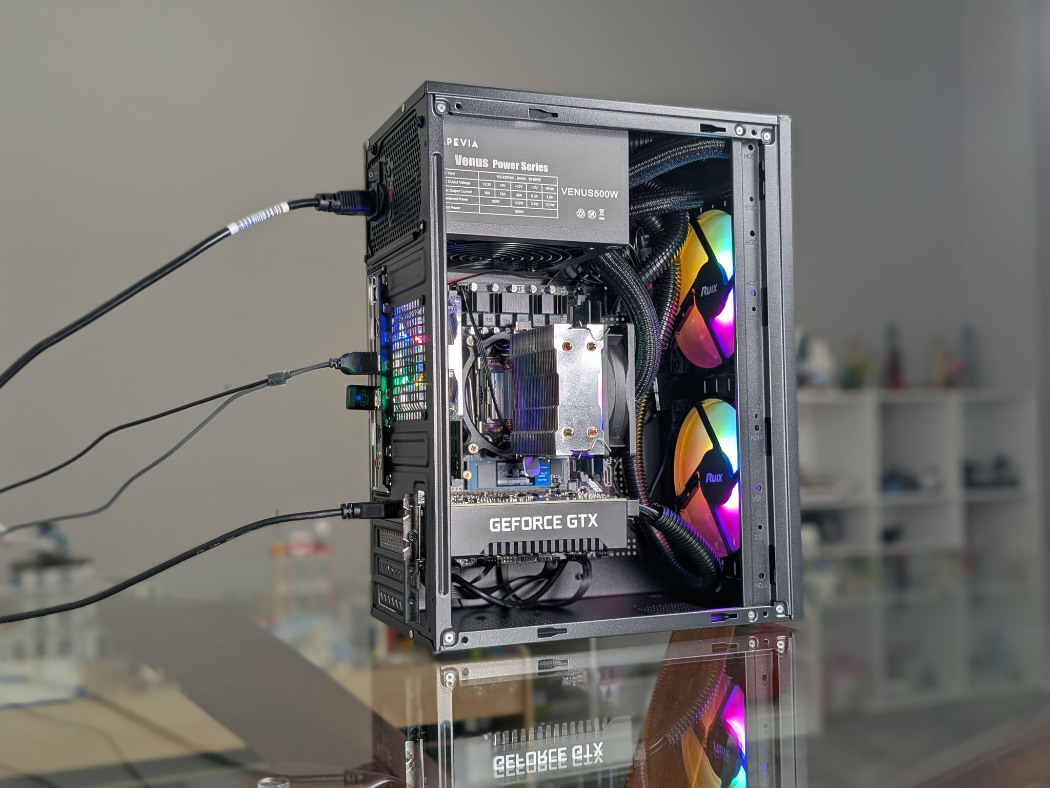 The "Glowbox - I Wanna Try PC Gaming" PC | 14-Core Intel  CPU | Nvidia GTX 1660 Super GPU | 16GB RAM