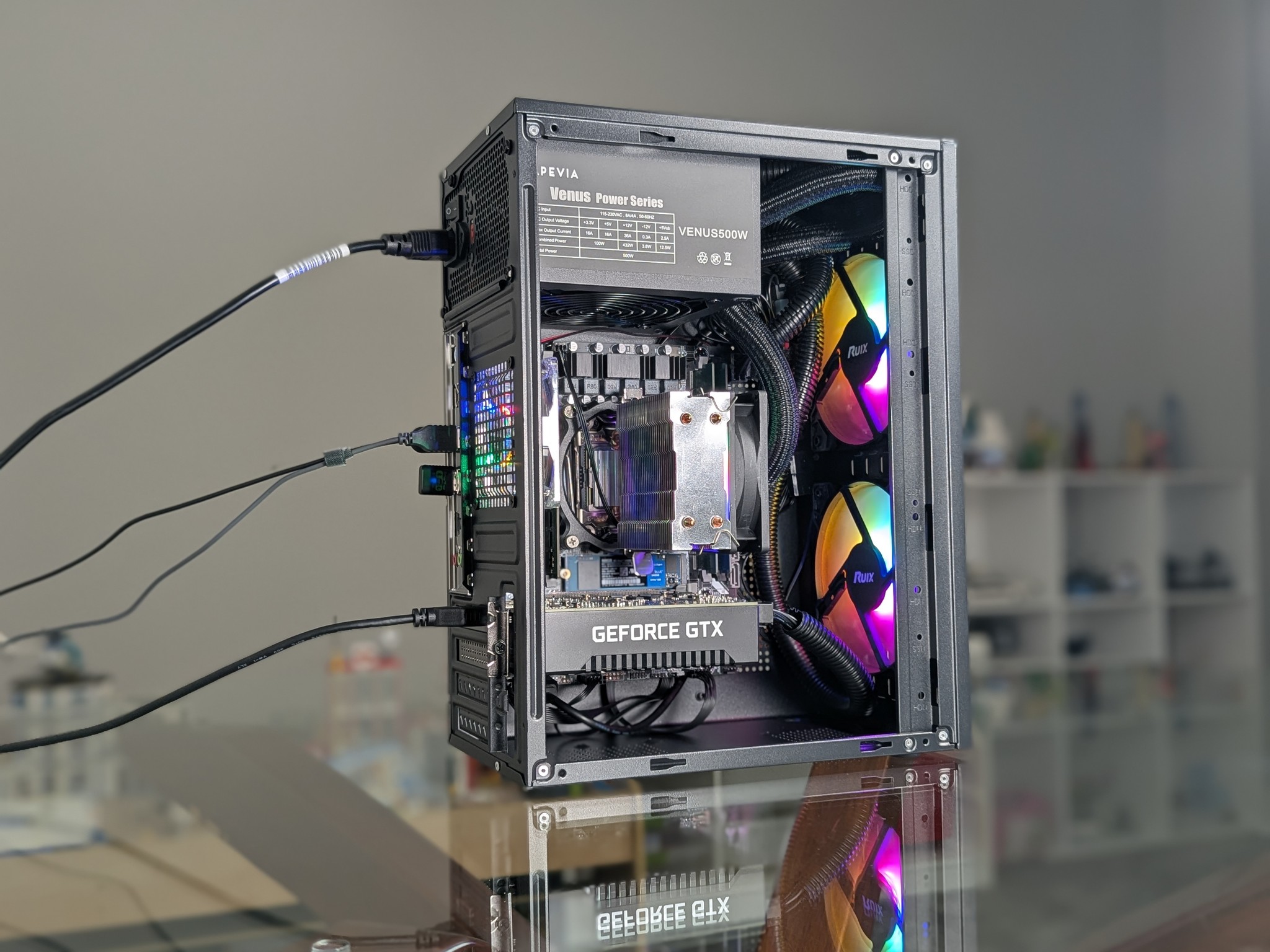 The "Glowbox - I Wanna Try PC Gaming" PC | 14-Core Intel  CPU | Nvidia GTX 1660 Super GPU | 16GB RAM