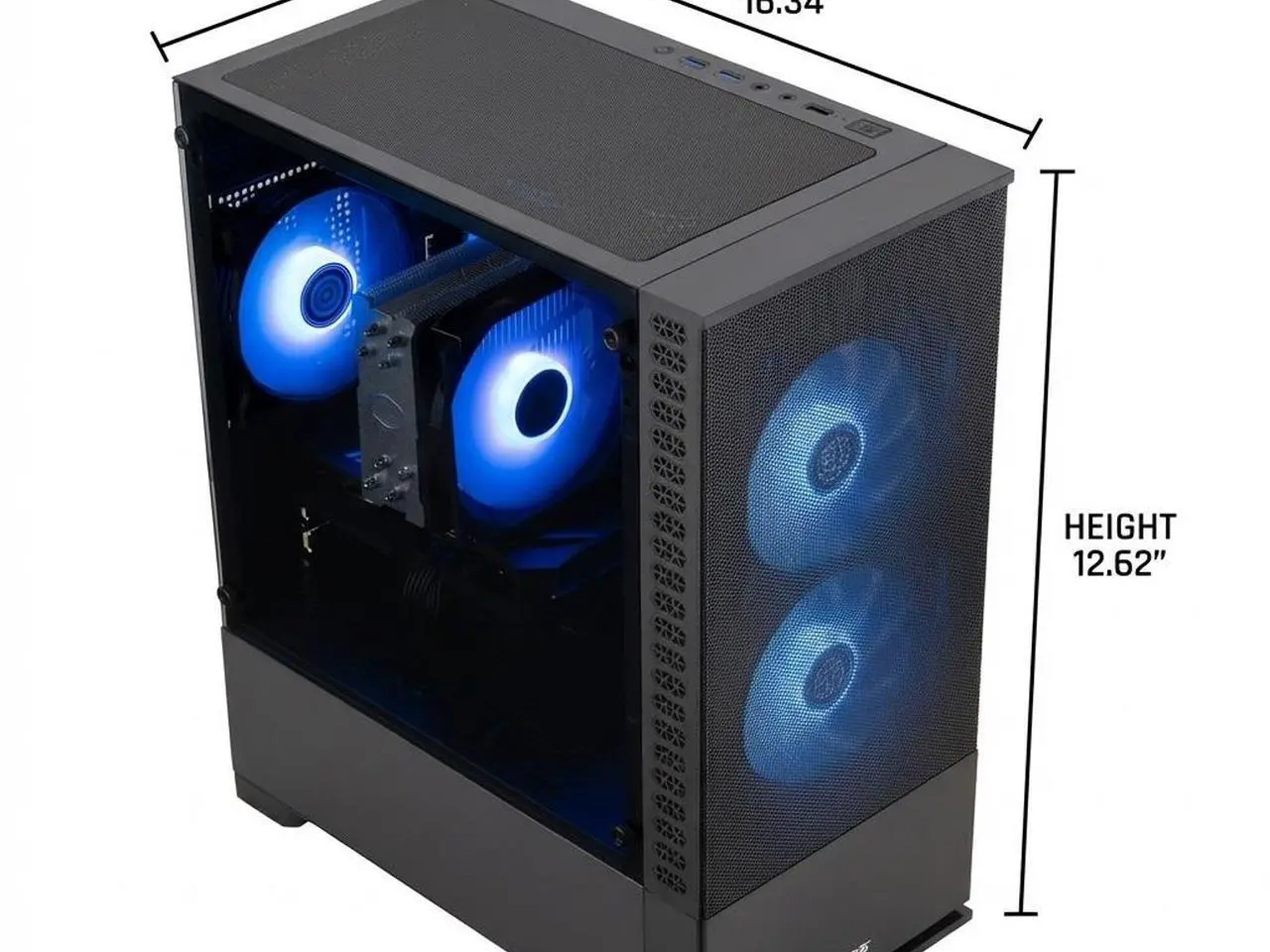 🌊 Cyclone Aqua | RTX 5060 8GB | Intel Core 5 120 | DLSS 4 Gaming | 32GB DDR4 | 1TB NVMe