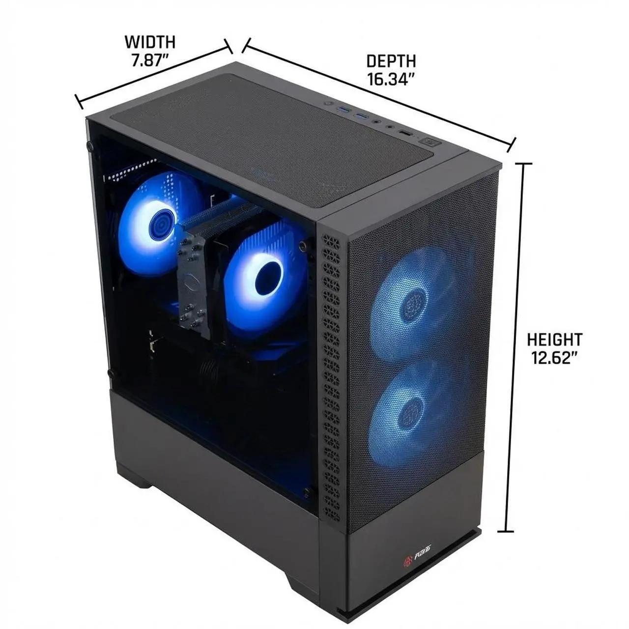 🌊 Cyclone Aqua | RTX 5060 8GB | Intel Core 5 120 | DLSS 4 Gaming | 32GB DDR4 | 1TB NVMe