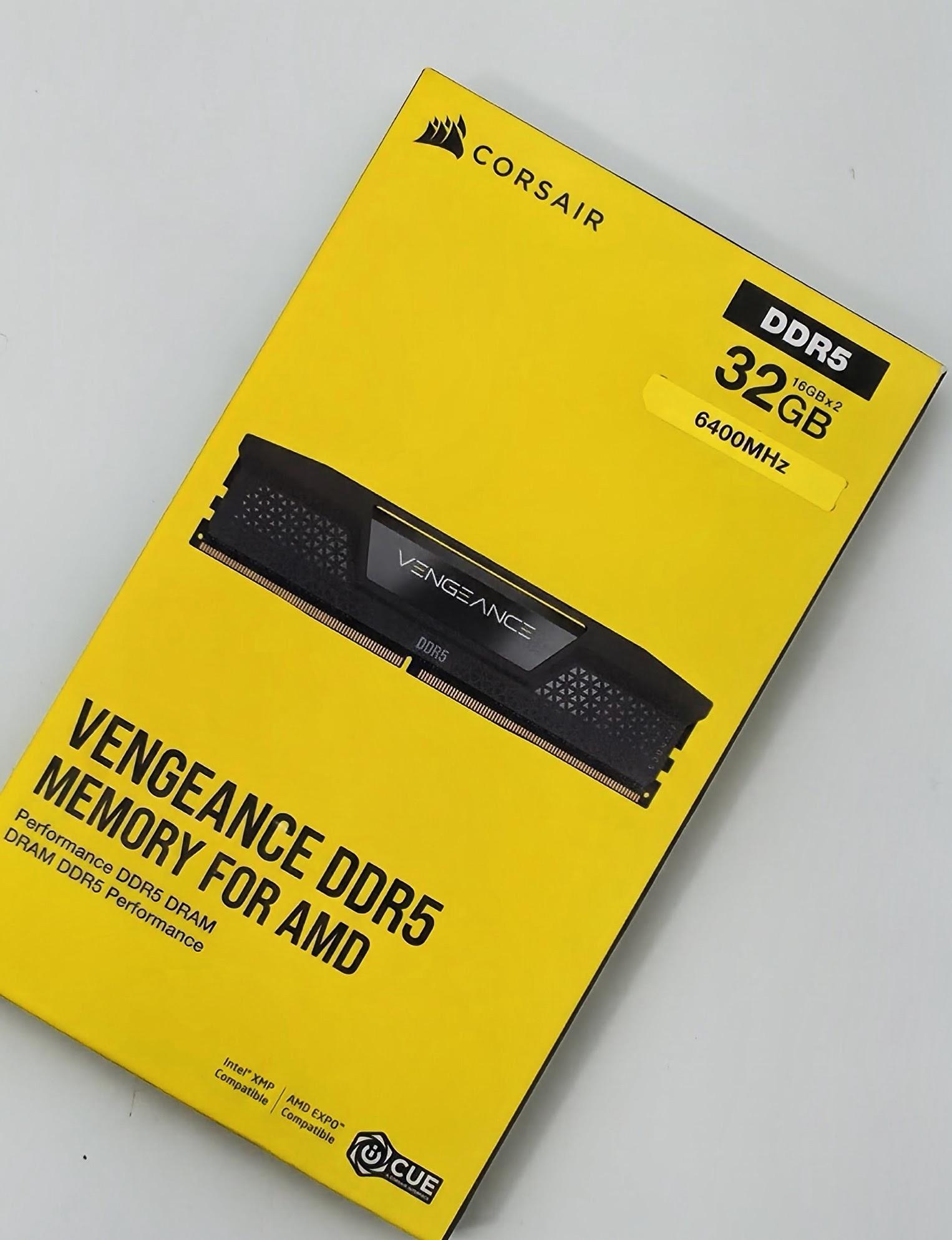 Corsair Vengeance 32GB (2x16GB) DDR5-6400 CL36 RAM KIT Sealed NEW