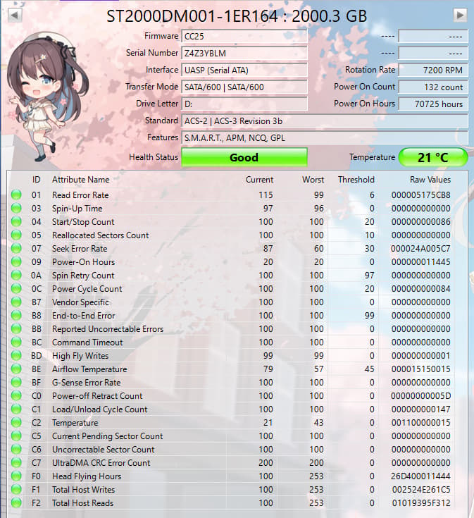 Seagate Barracuda 2TB 7200RPM SATA HDD – Tested & Healthy