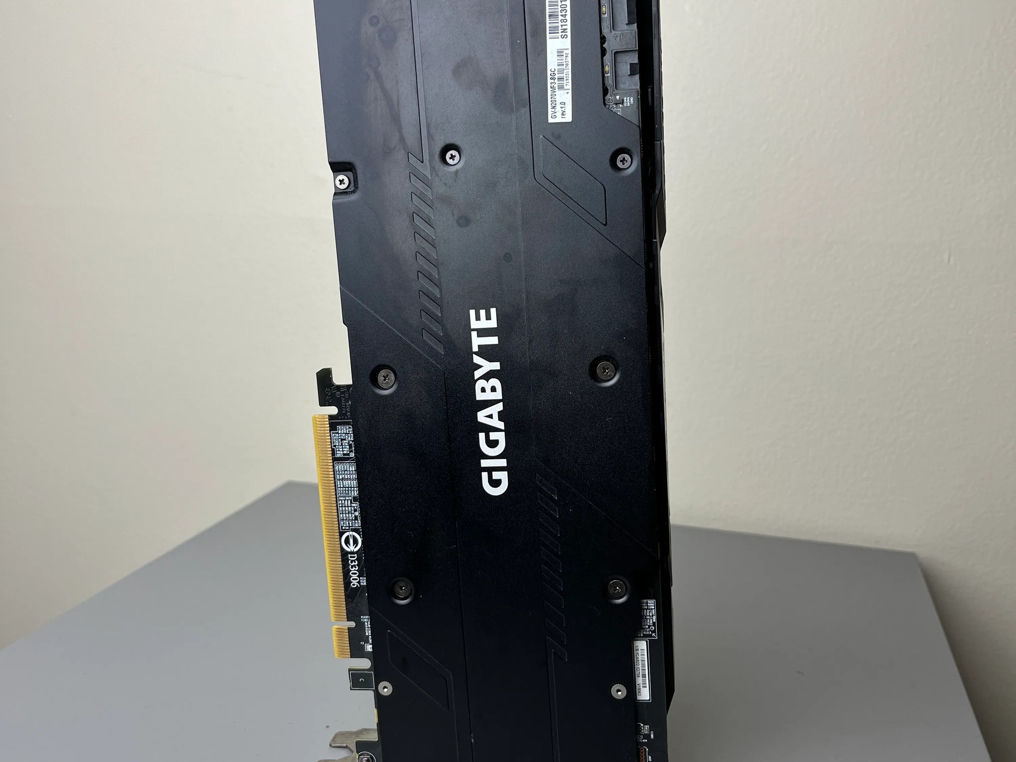Gigabyte RTX 2070 WINDFORCE 3 fans 8G