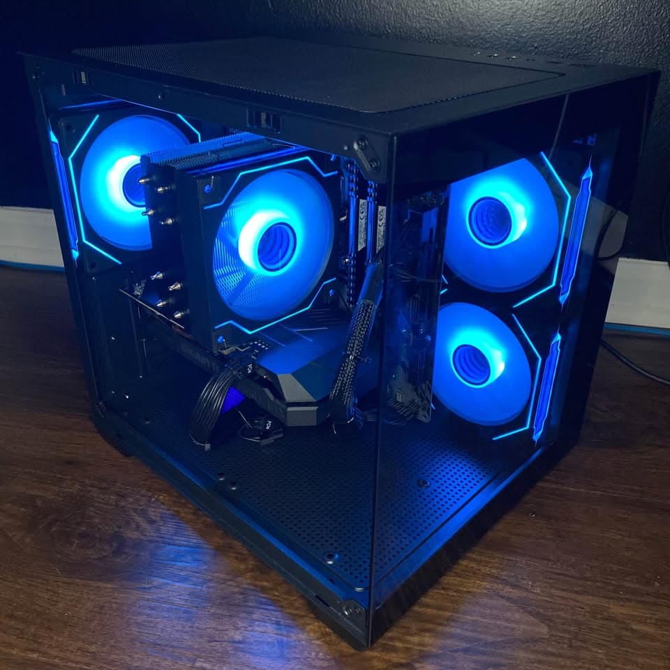 Black Gaming PC (GTX 1660 Ti 6GB + I5-9400F + 16GB DDR4 + SSD)