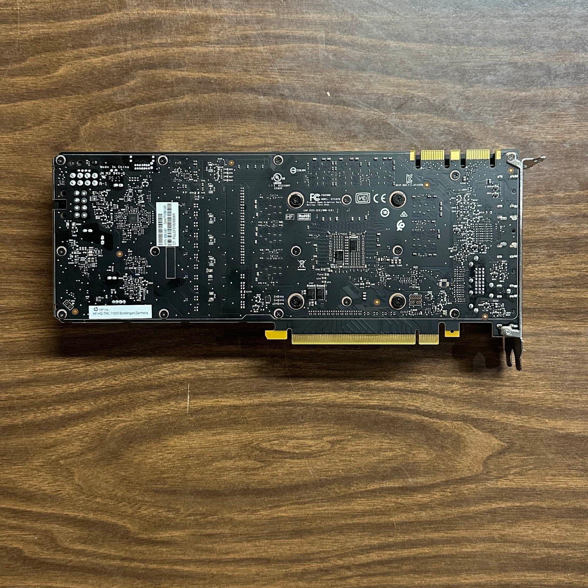 HP Nvidia Geforce GTX 1070 8GB Graphics Card FOR PARTS NON WORKING