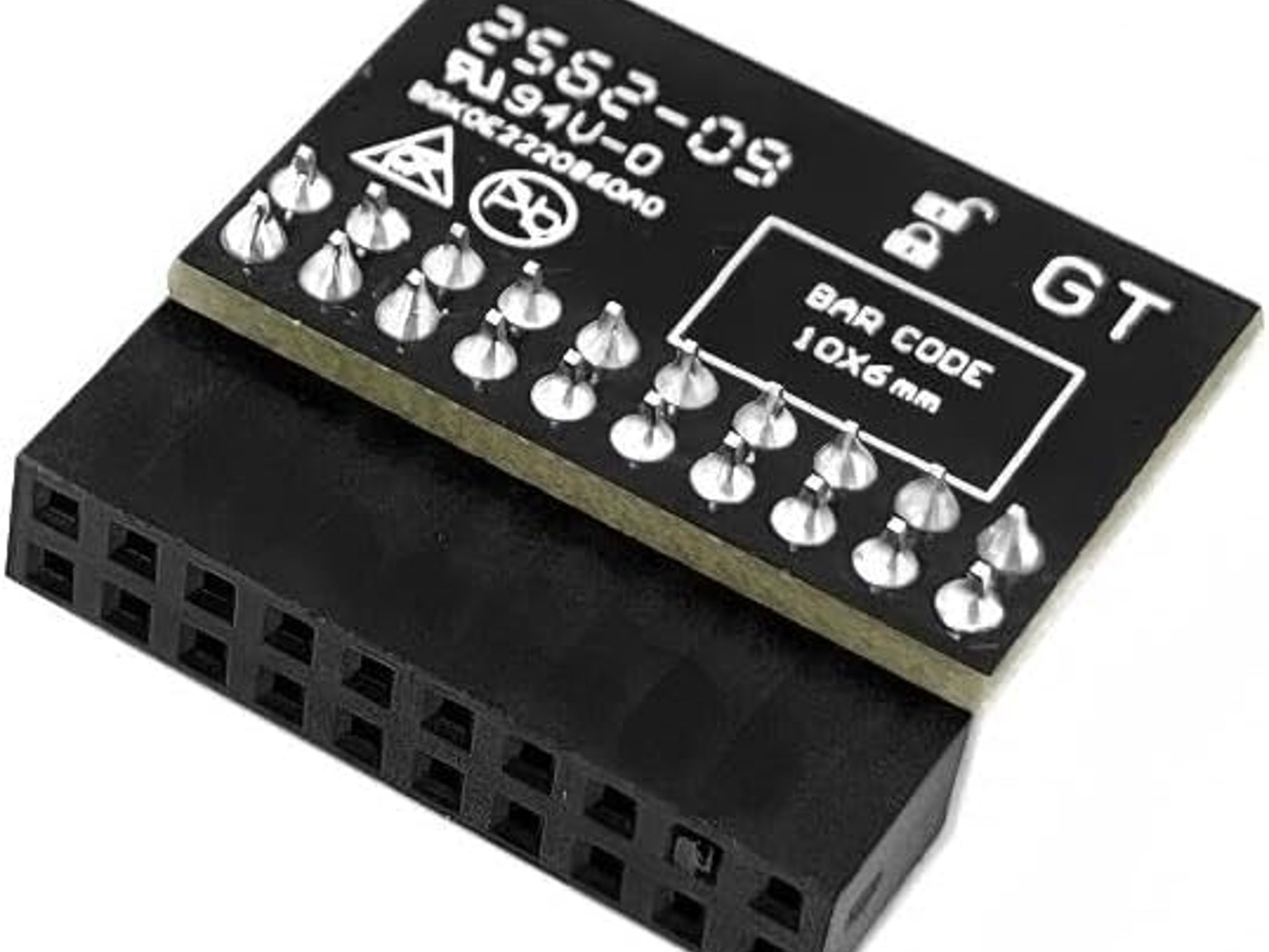 New Infineon SLB9665 20 Pin TPM 2.0 Gigabyte Module- Win 11 Board Function, & Security