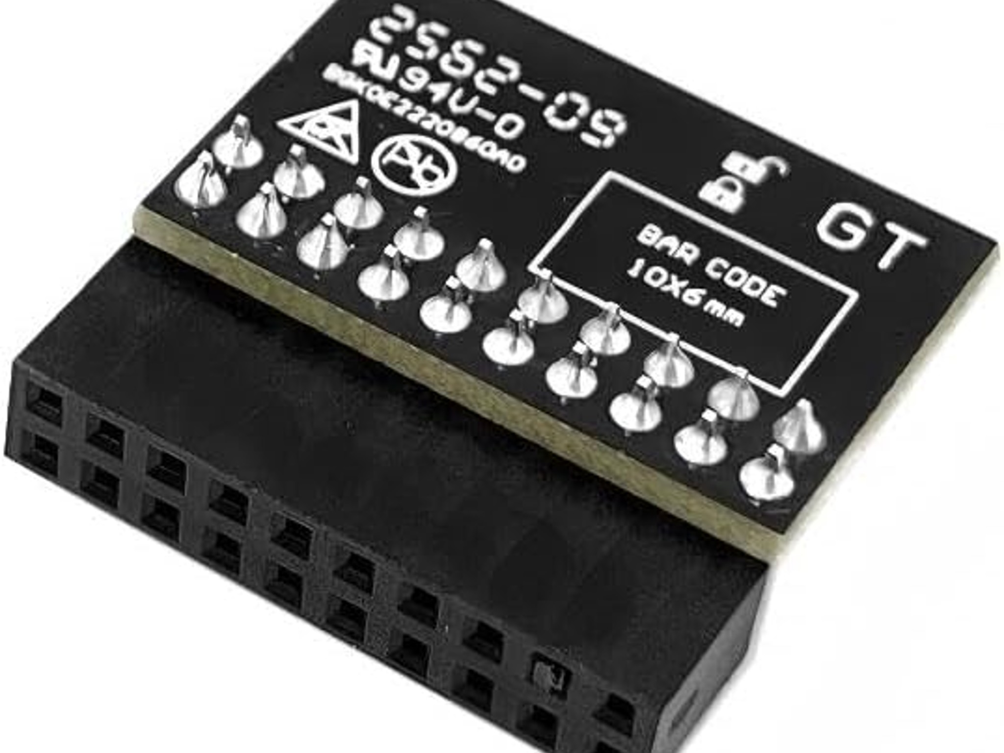 New Infineon SLB9665 20 Pin TPM 2.0 Gigabyte Module- Win 11 Board Function, & Security