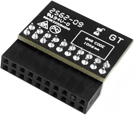 New Infineon SLB9665 20 Pin TPM 2.0 Gigabyte Module- Win 11 Board Function, & Security