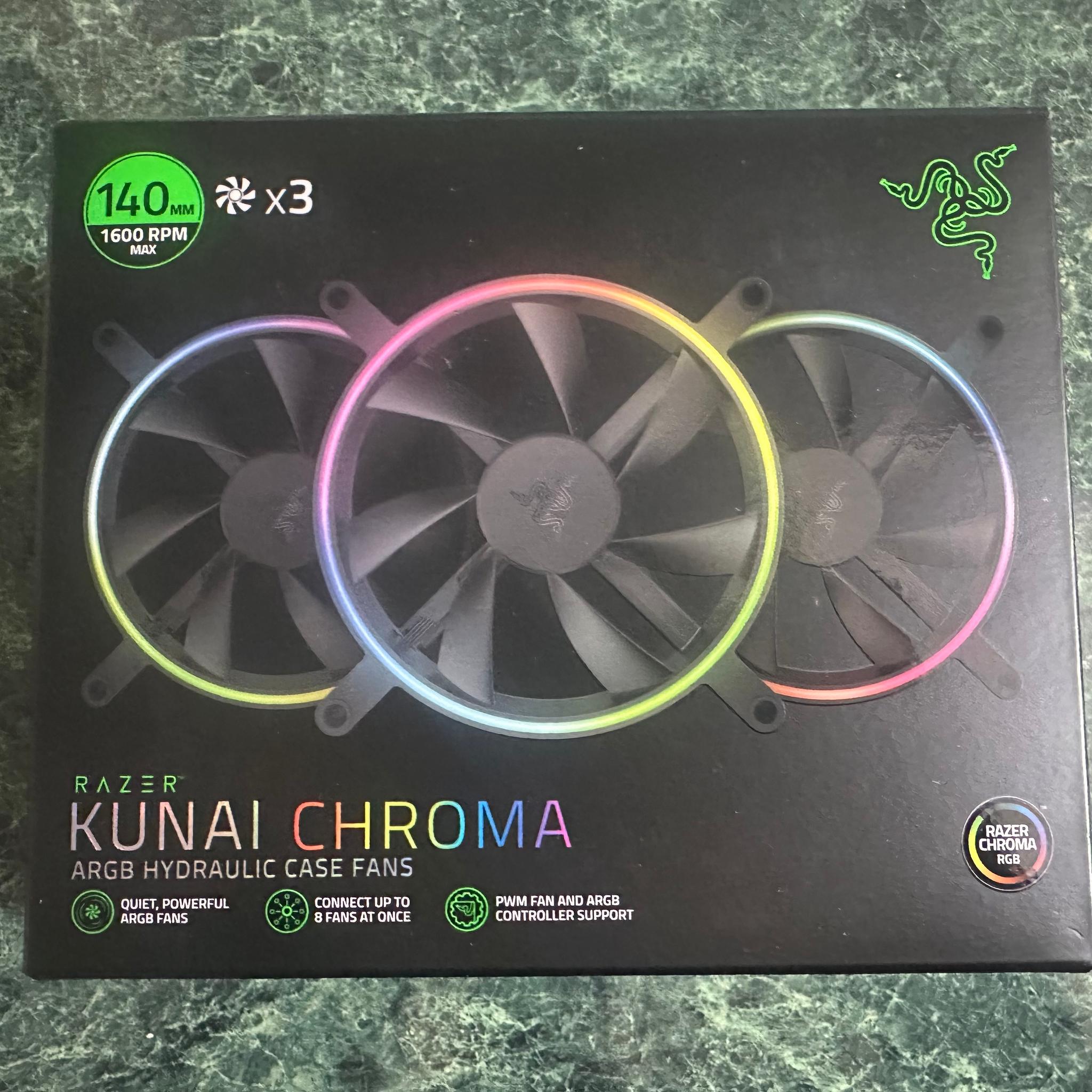 Razer Kunai 140mm ARGB Chroma Fans (3 fans)