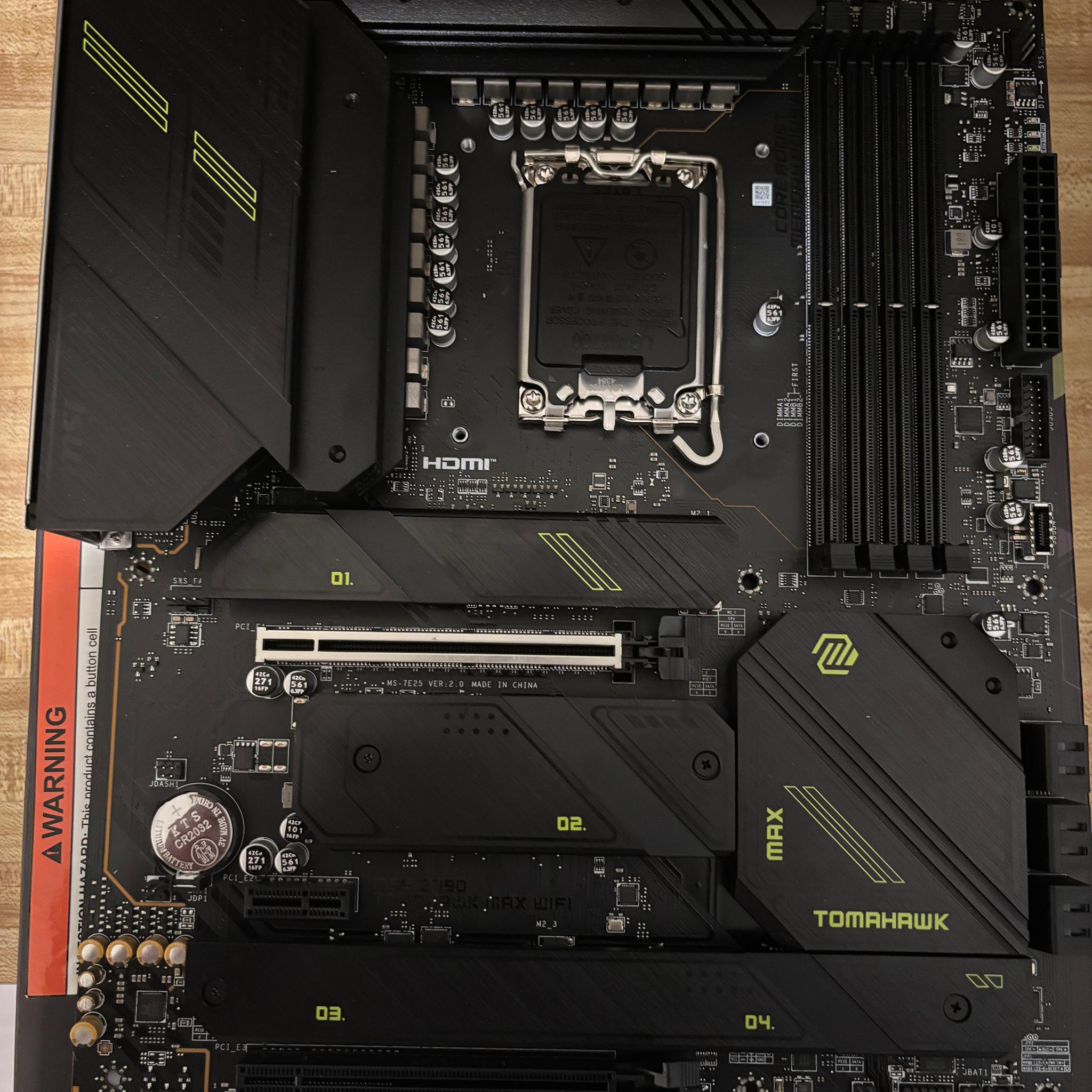 Z790 msi mag tomahawk max WiFi