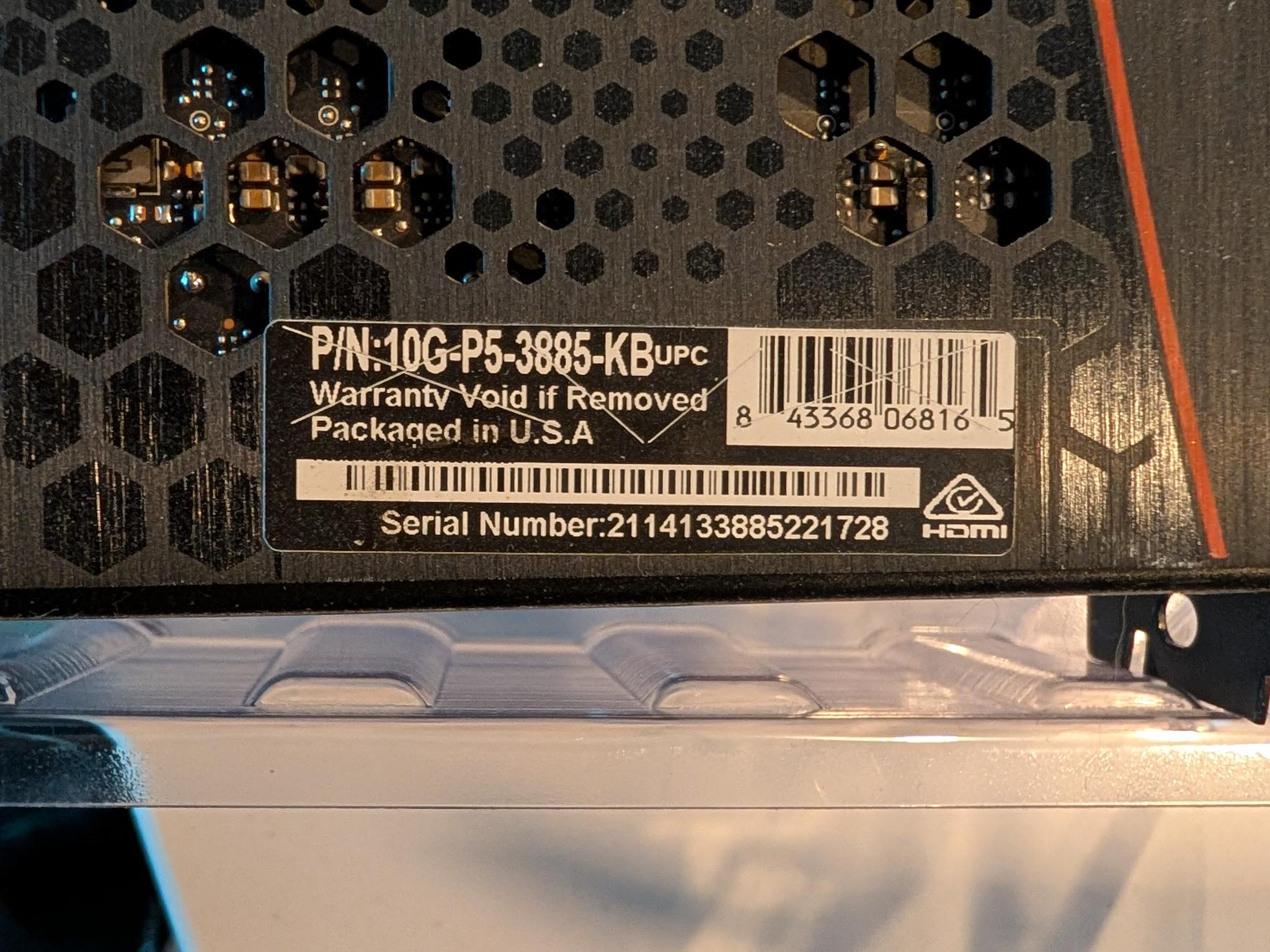 EVGA XC3 ULTRA GAMING GeForce RTX 3080 10GB