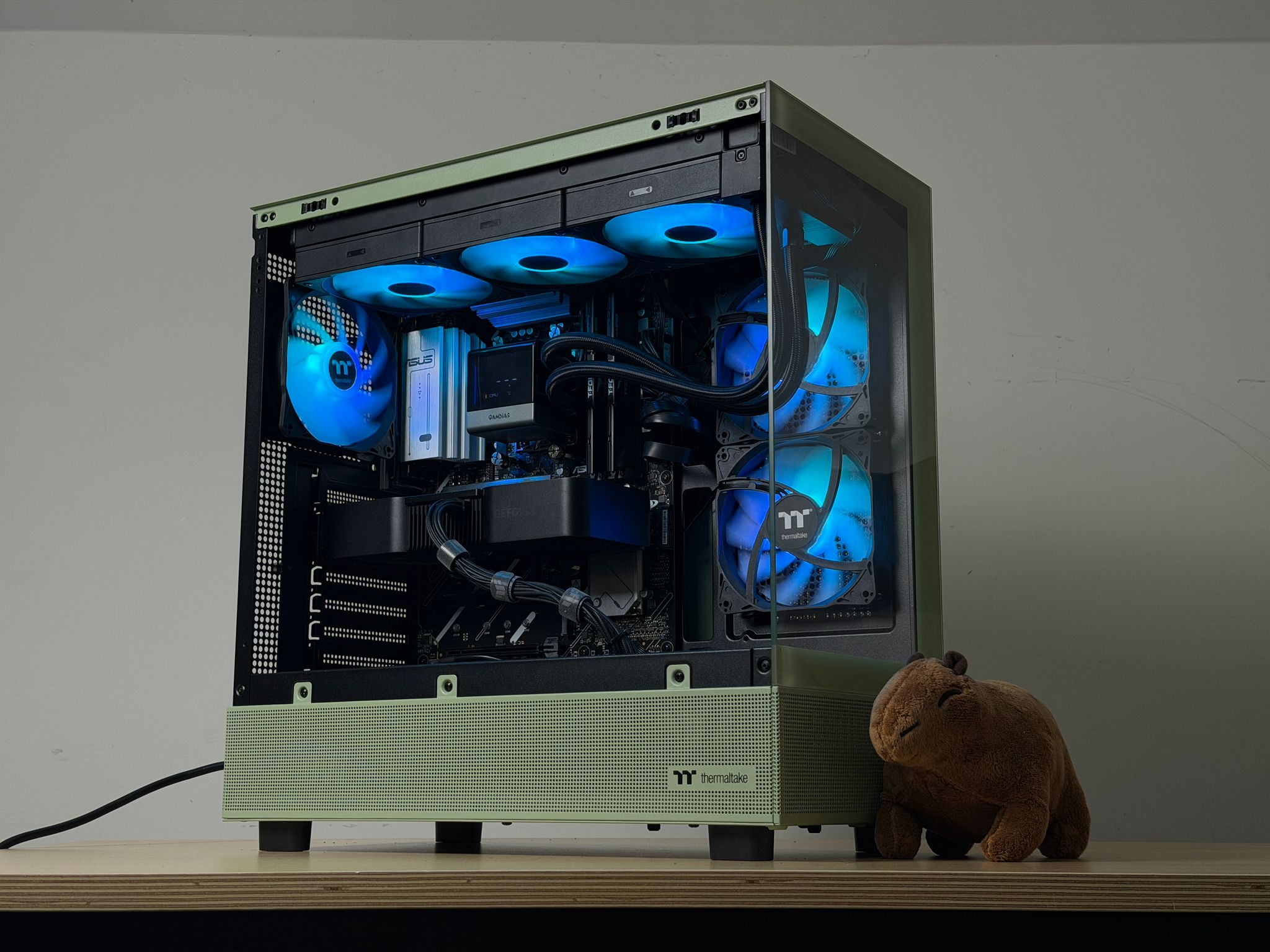 🍵💚 1440P MATCHA GAMING PC 💚🍵 | Ryzen 7 7700x | RTX 4070 Super | 32gb DDR5 | 1TB SSD -...