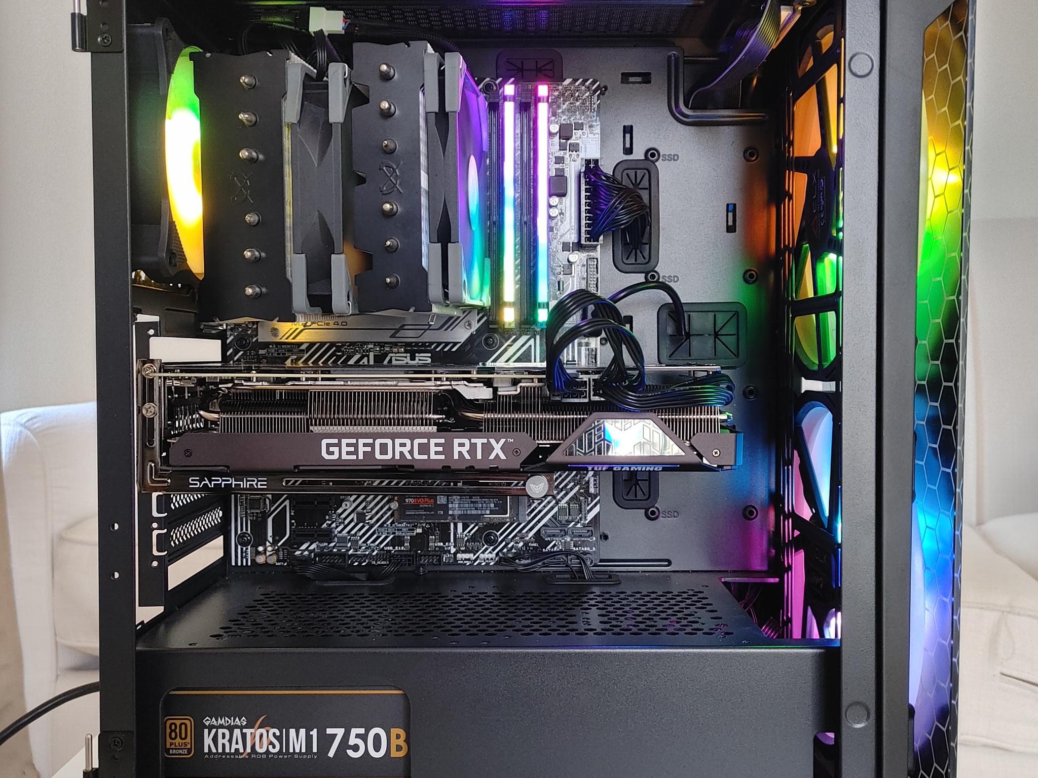 High End Gaming PC i9-10850K RTX 3070Ti 16GB RAM 1TB SSD