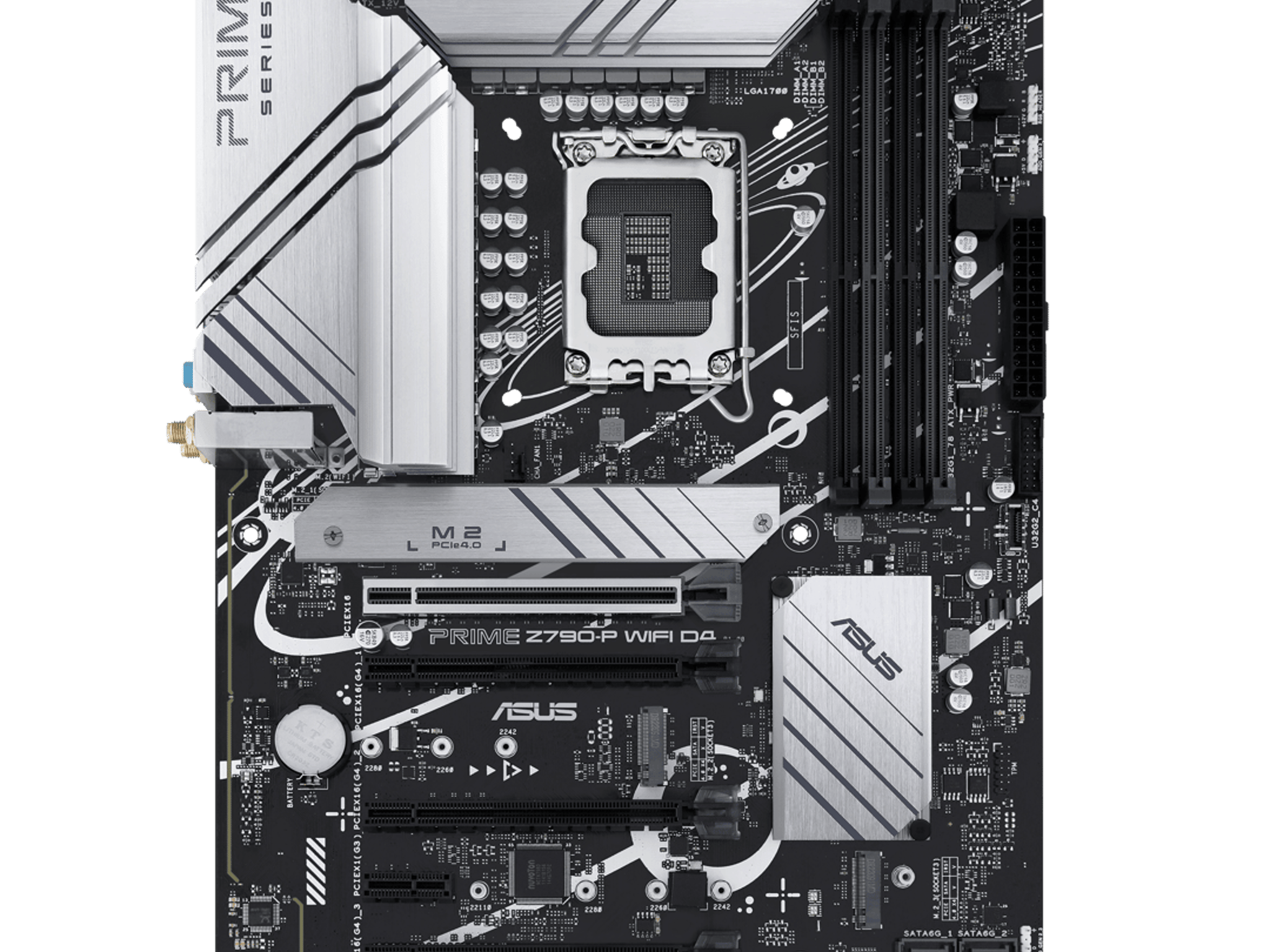 ASUS PRIME Z790-P WIFI D4 Intel LGA 1700 Z790 ATX M.2 Desktop Motherboard A