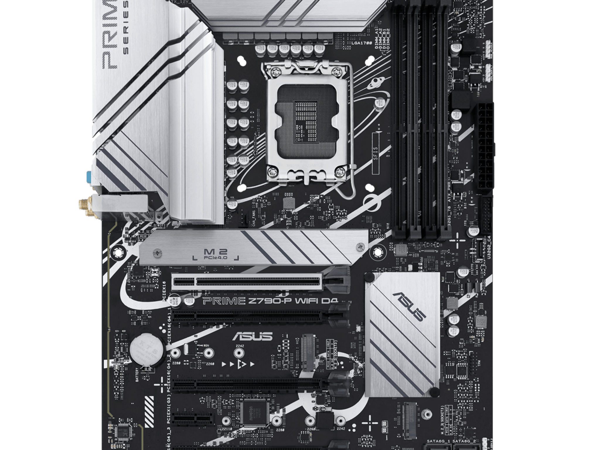 ASUS PRIME Z790-P WIFI D4 Intel LGA 1700 Z790 ATX M.2 Desktop Motherboard A