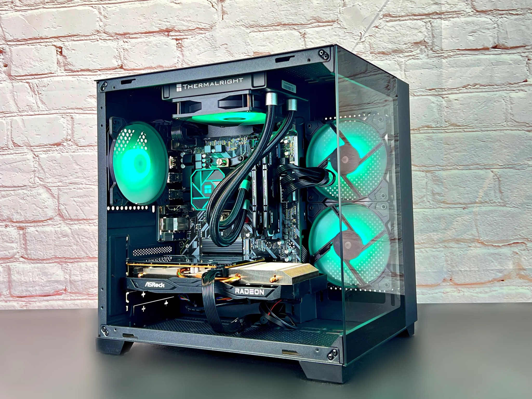 Liquid Cooled Ryzen 5 3600 RX 6600 16GB RAM 1TB M.2 Gaming/Streaming PC