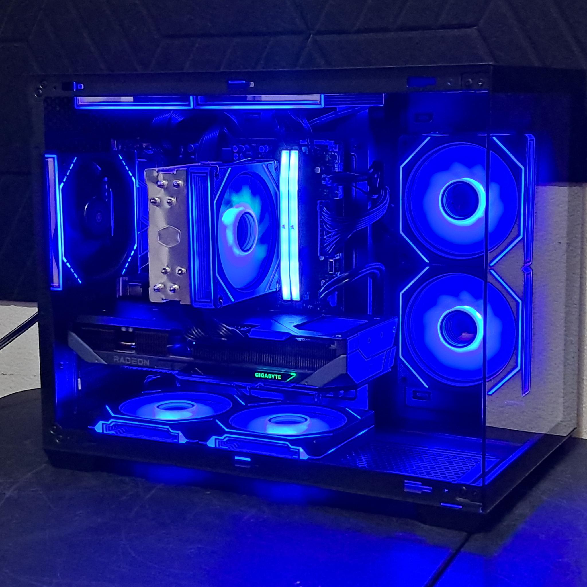 ⬛🔴Custom 1440p Gaming PC🔴⬛RX 9070 GRE | Ryzen 5 7500F | 16GB DDR5 | 1TB SSD