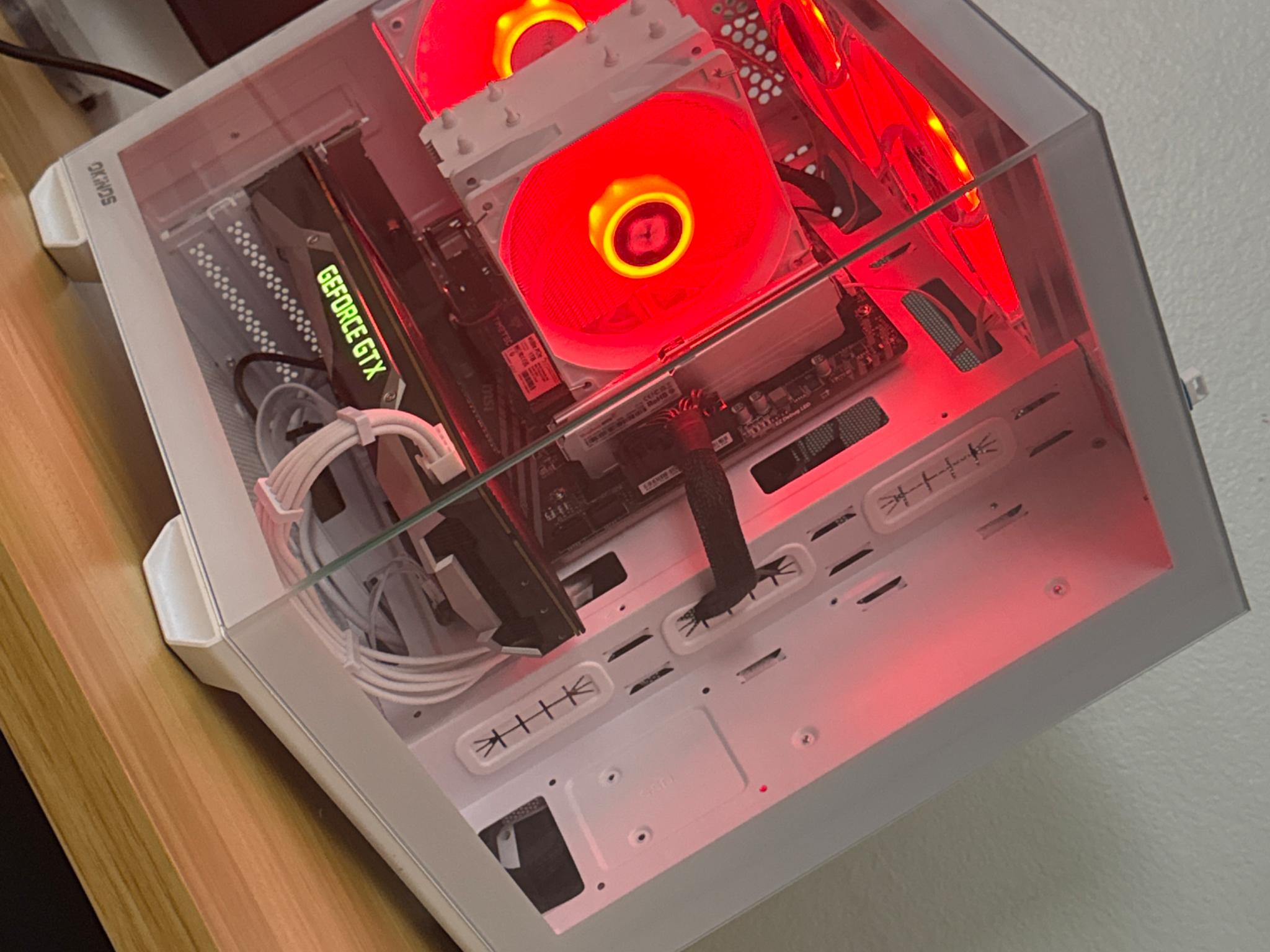 ⚪️White Pure Performance Monster⚪️|GTX 1080|Ryzen 5 3500X|16 GB RAM|1 TB SSD|WIFI+ Windows 11|