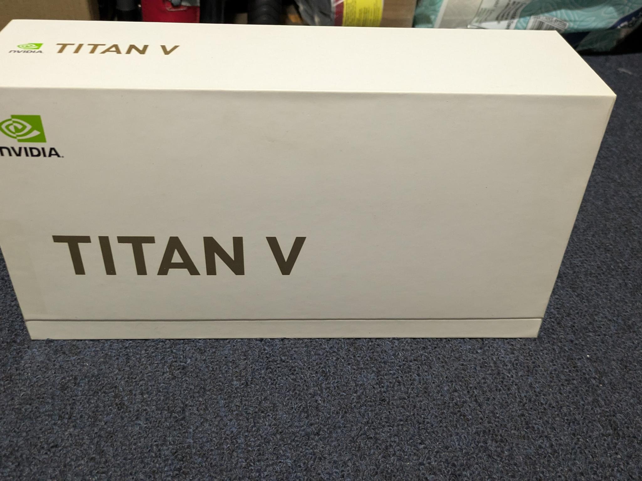 NVIDIA Titan V + Water Cooling Backplate