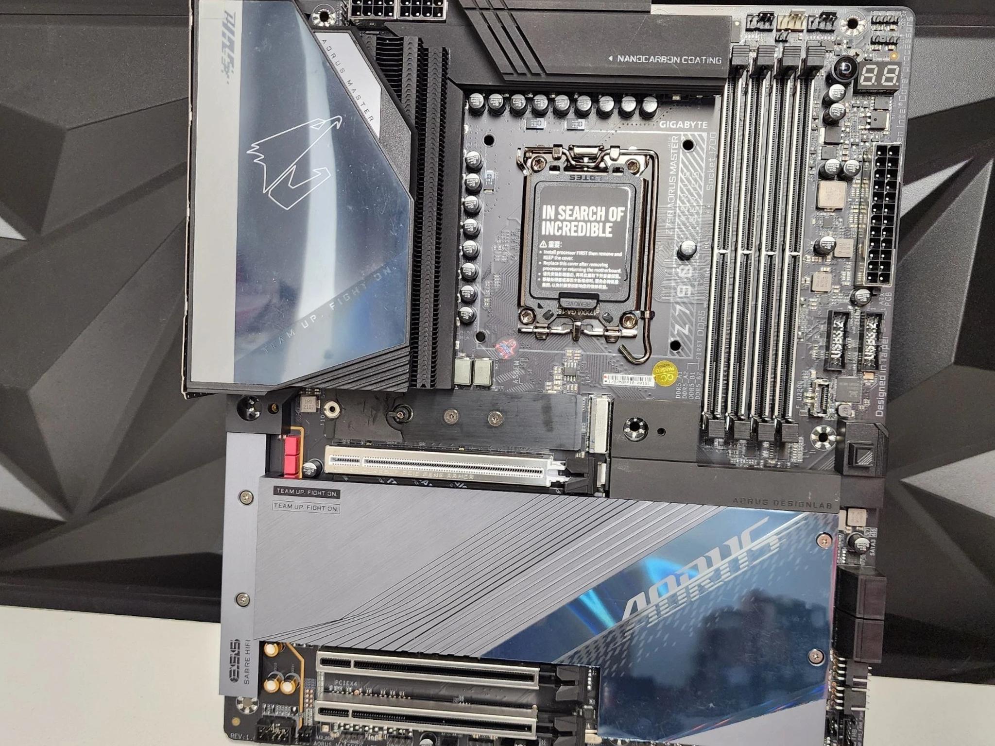 UPDATED BIOS GIGABYTE Z790 AORUS MASTER WIFI DDR5 LGA1700 EATX MOTHERBOARD