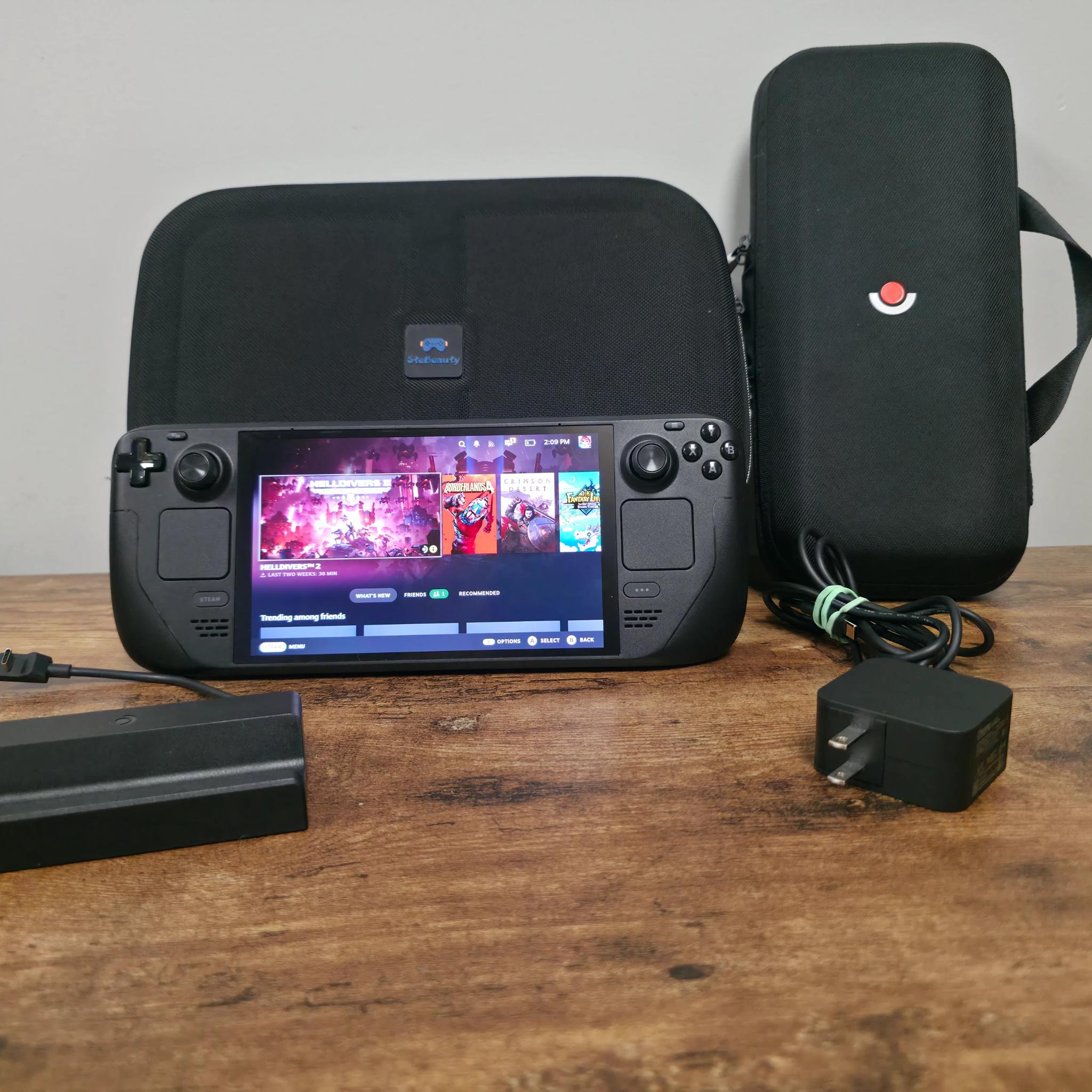 Like New Steam Deck OLED 1TB W/ Dock, Charger and 2 cases
