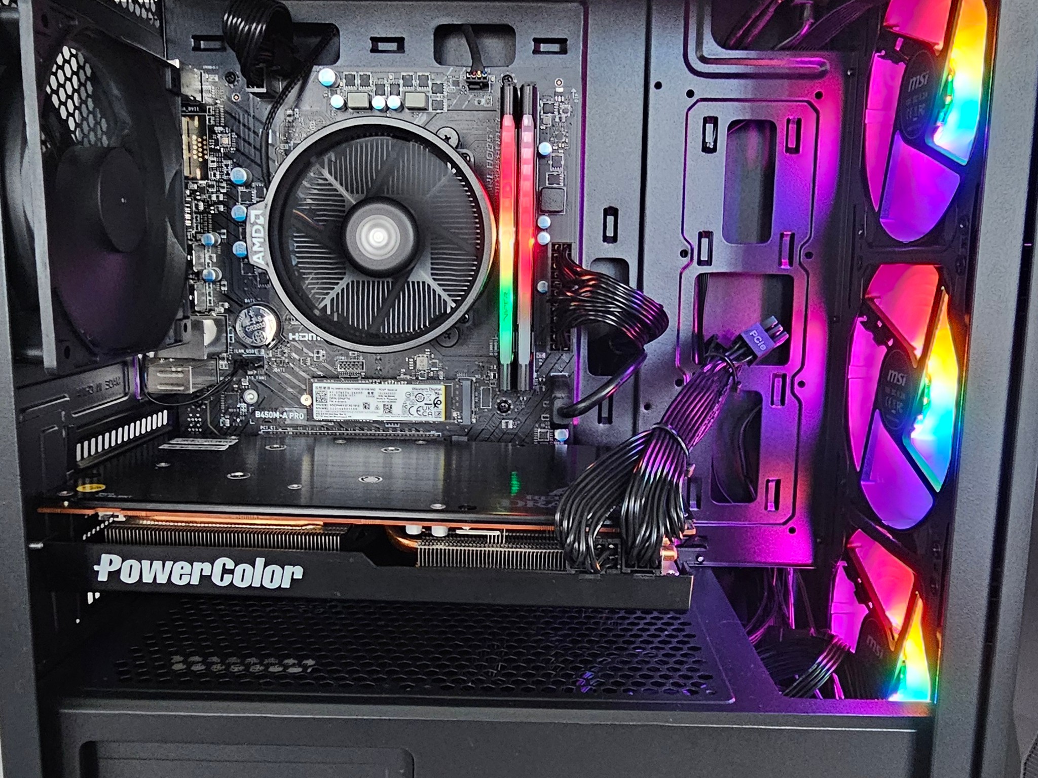 Radeon RX 5700 XT Custom Gaming PC - Ryzen 5 5600G, 16GB RAM, 512GB NVMe