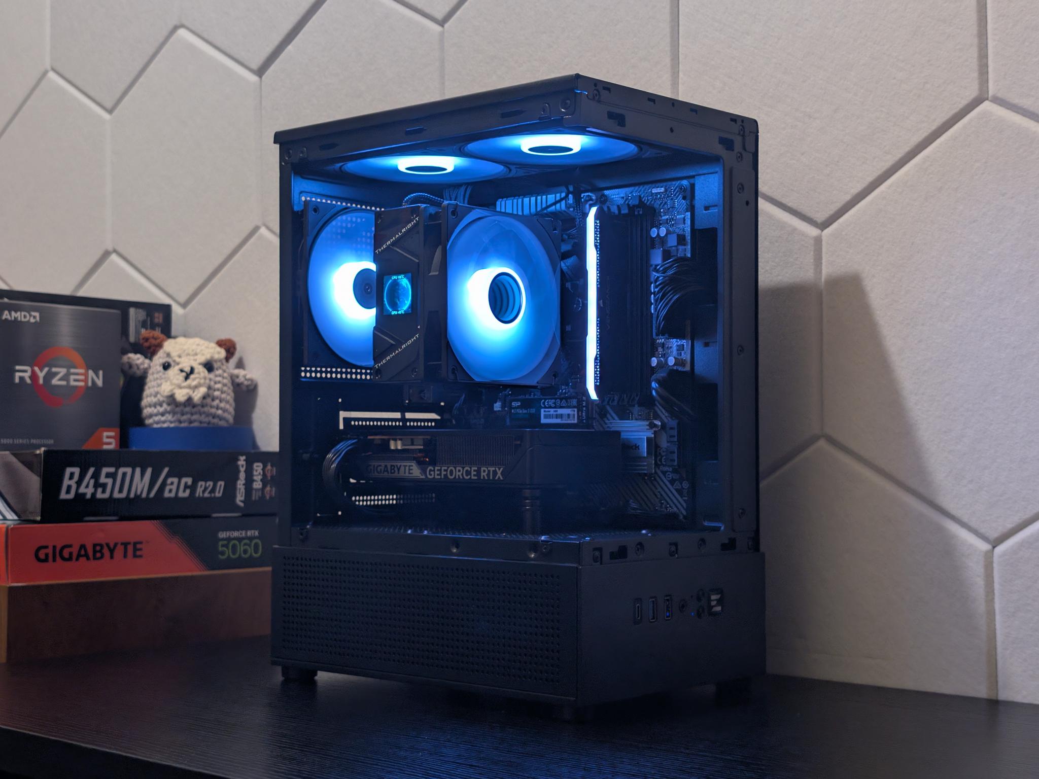 🐈‍⬛🔥1440p Gaming Beast | RTX 5060 | Ryzen 5500 | 1TB SSD | 16GB RAM | WiFi & Bluetooth🔥🐈‍⬛